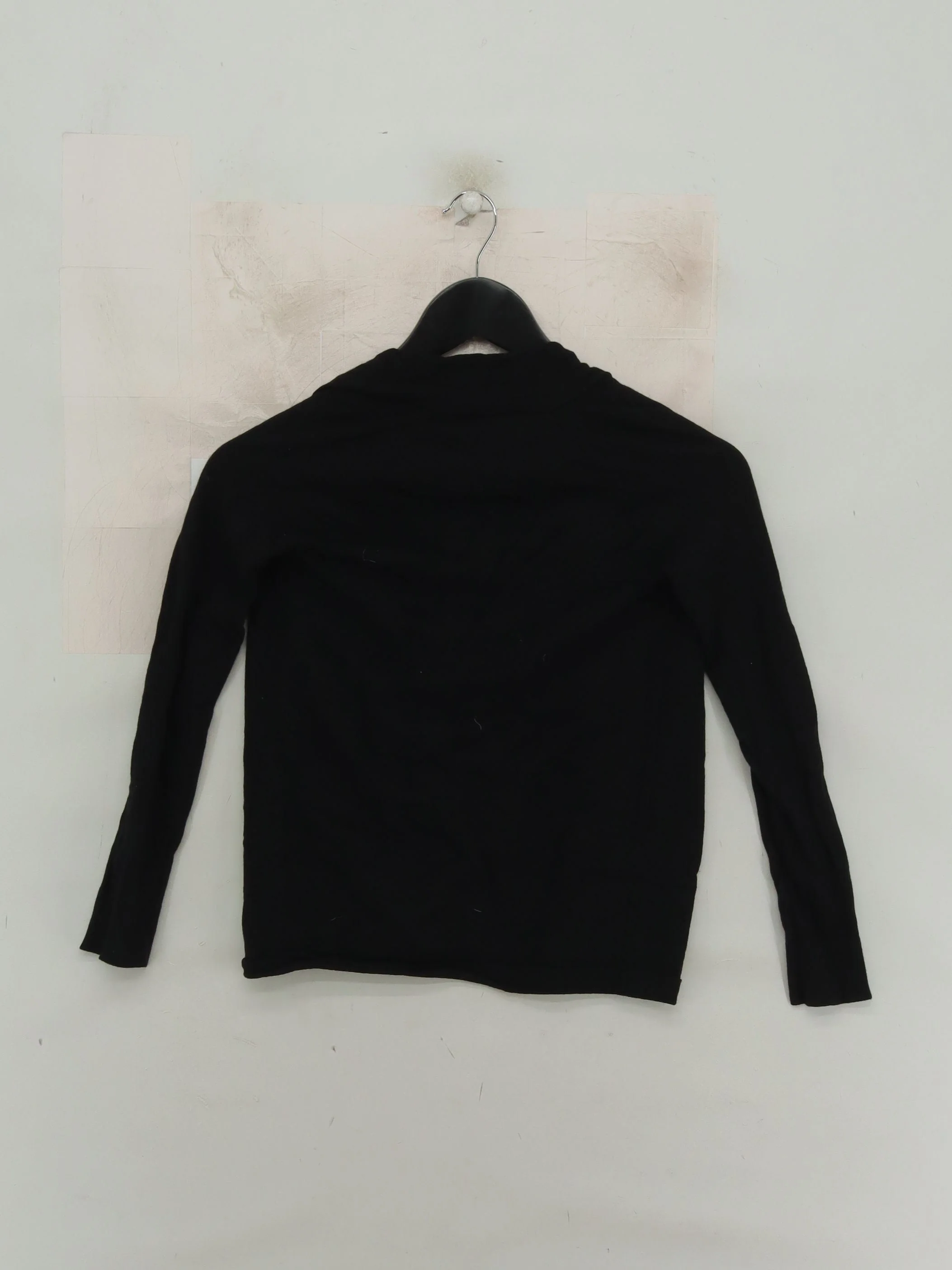Theory Women's Cardigan XS Black 100% Wool V-Neck Cardigan - Image 2