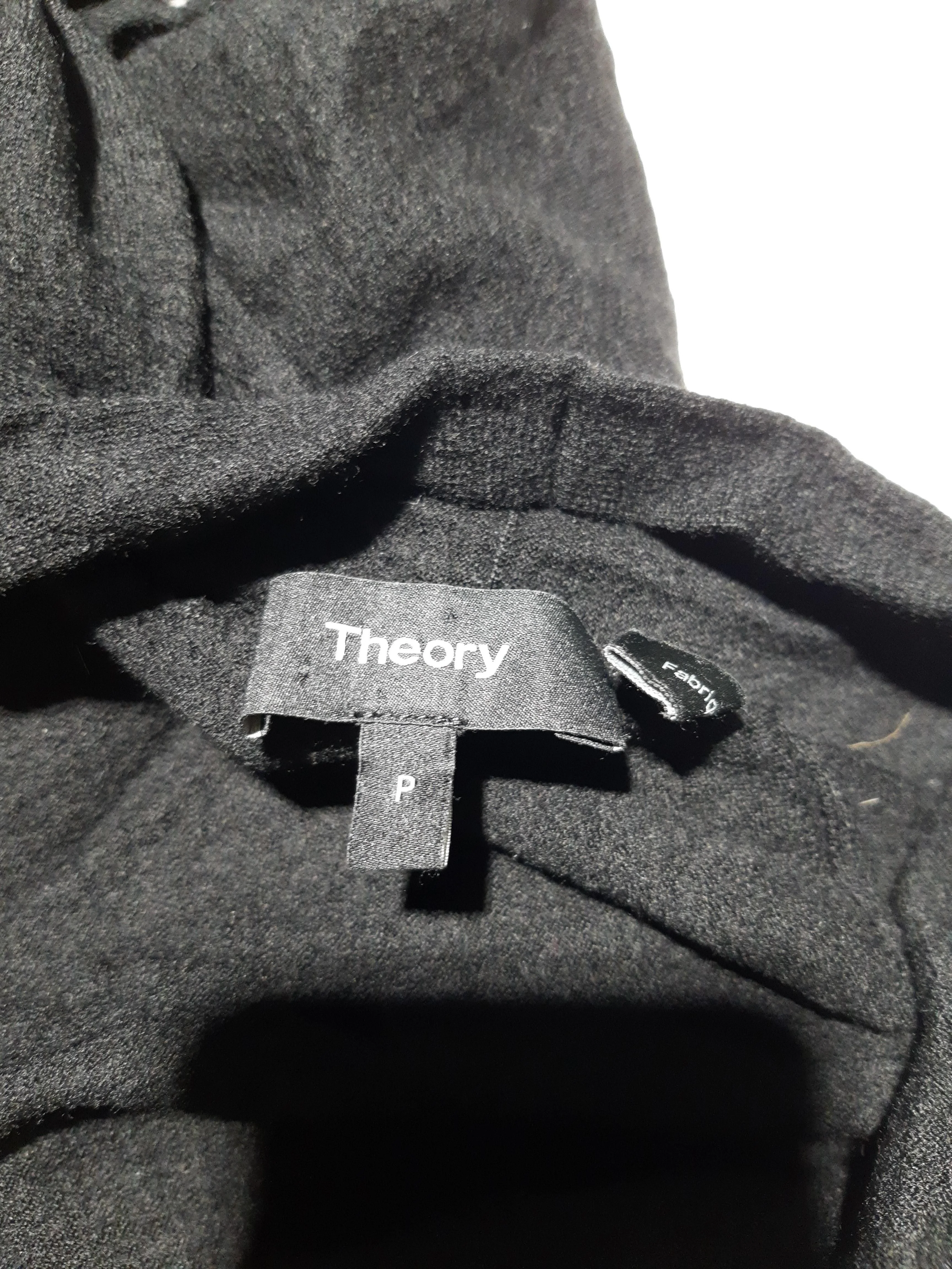 Theory Women's Cardigan XS Black 100% Wool V-Neck Cardigan - Image 5