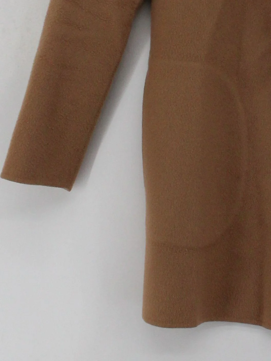 Theory Women's Coat XS Tan Wool with Cashmere Overcoat - Image 4
