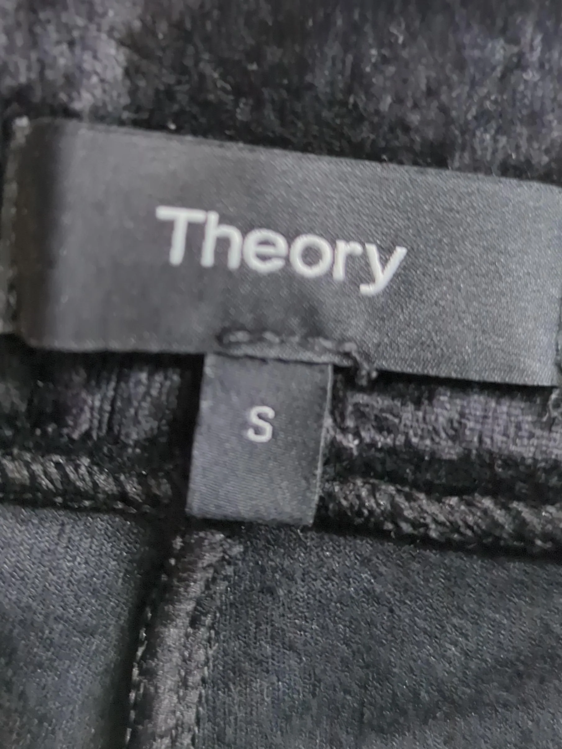 Theory Women's Leggings S Black Viscose with Nylon, Elastane Full length - Image 5