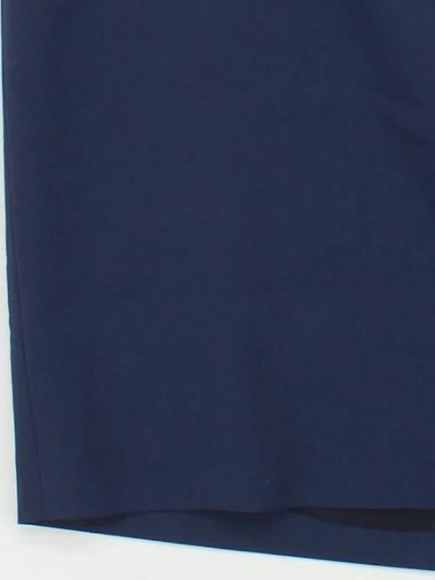 Theory Women's Midi Skirt UK 14 Blue Wool with Elastane, Rayon Straight & Pencil - Image 4