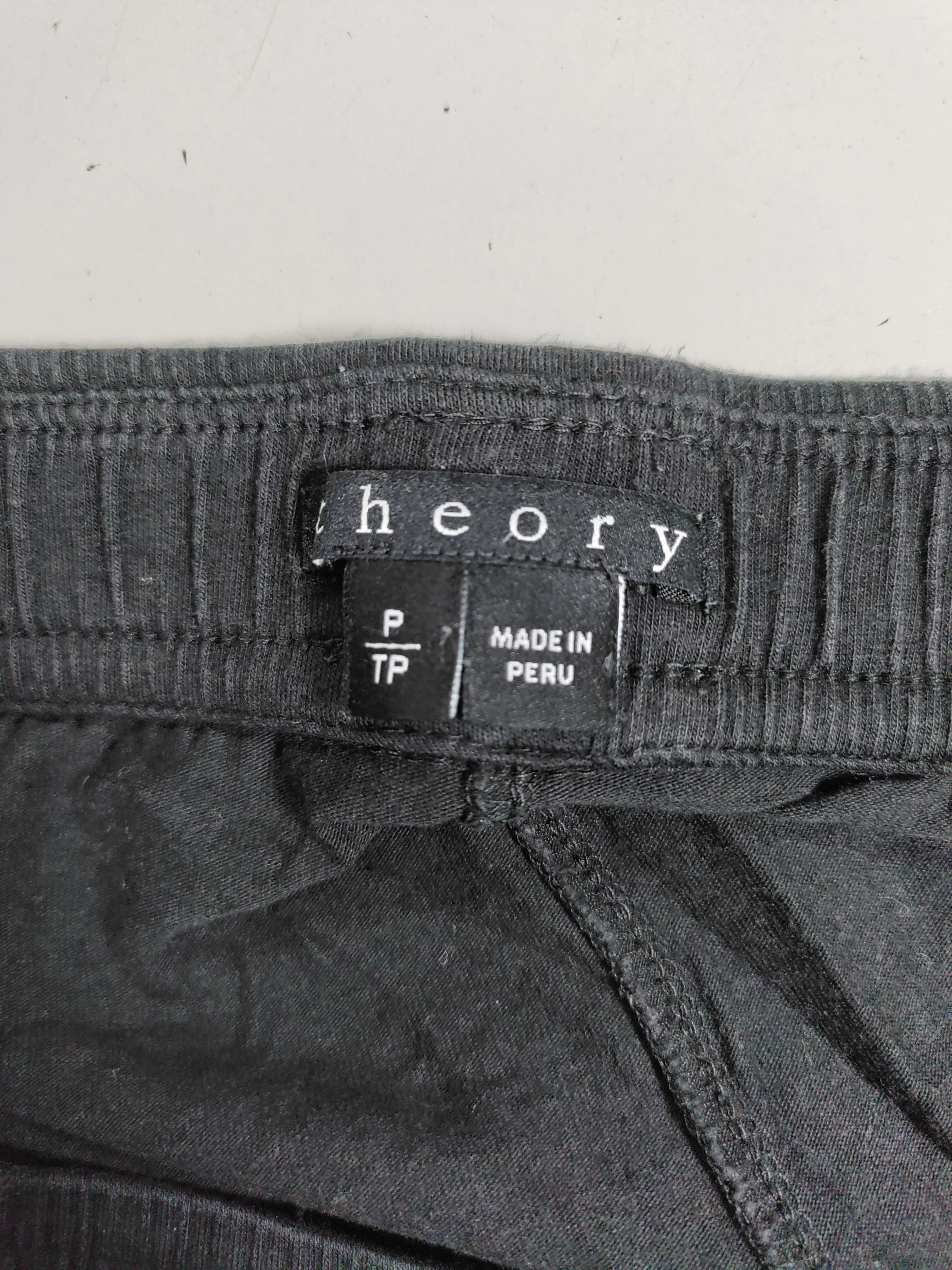 Theory Women's Sports Bottoms XS Black Cotton - Image 6