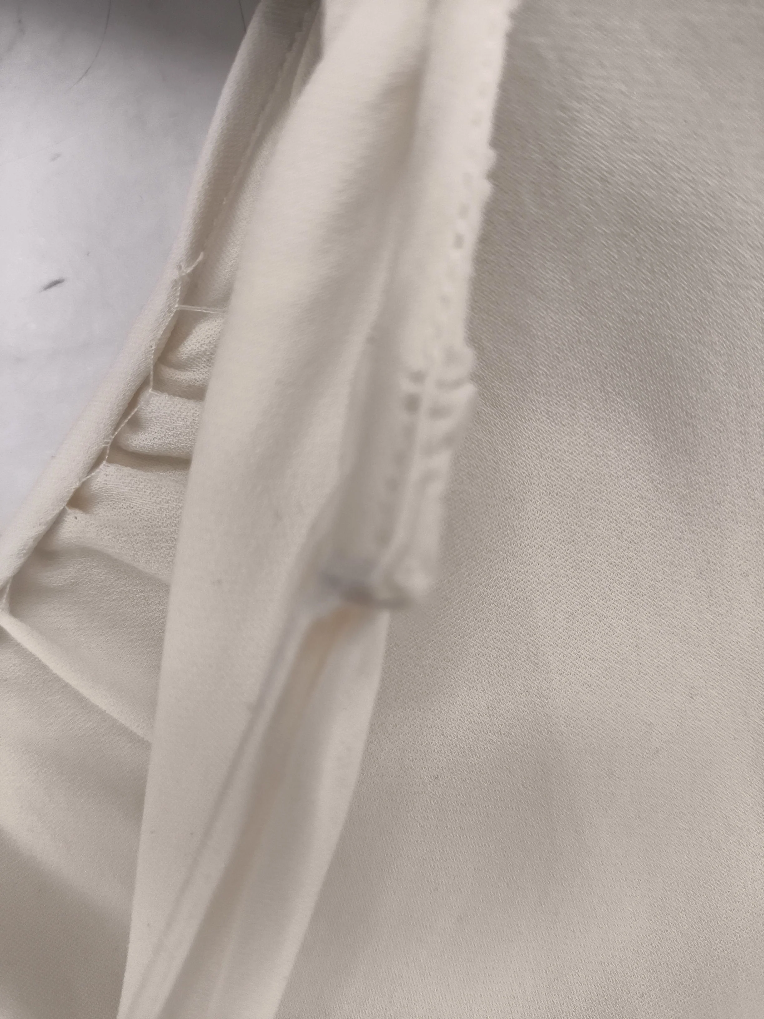 Theory Women's Top S Cream 100% Silk Sleeveless Round Neck Basic - Image 5