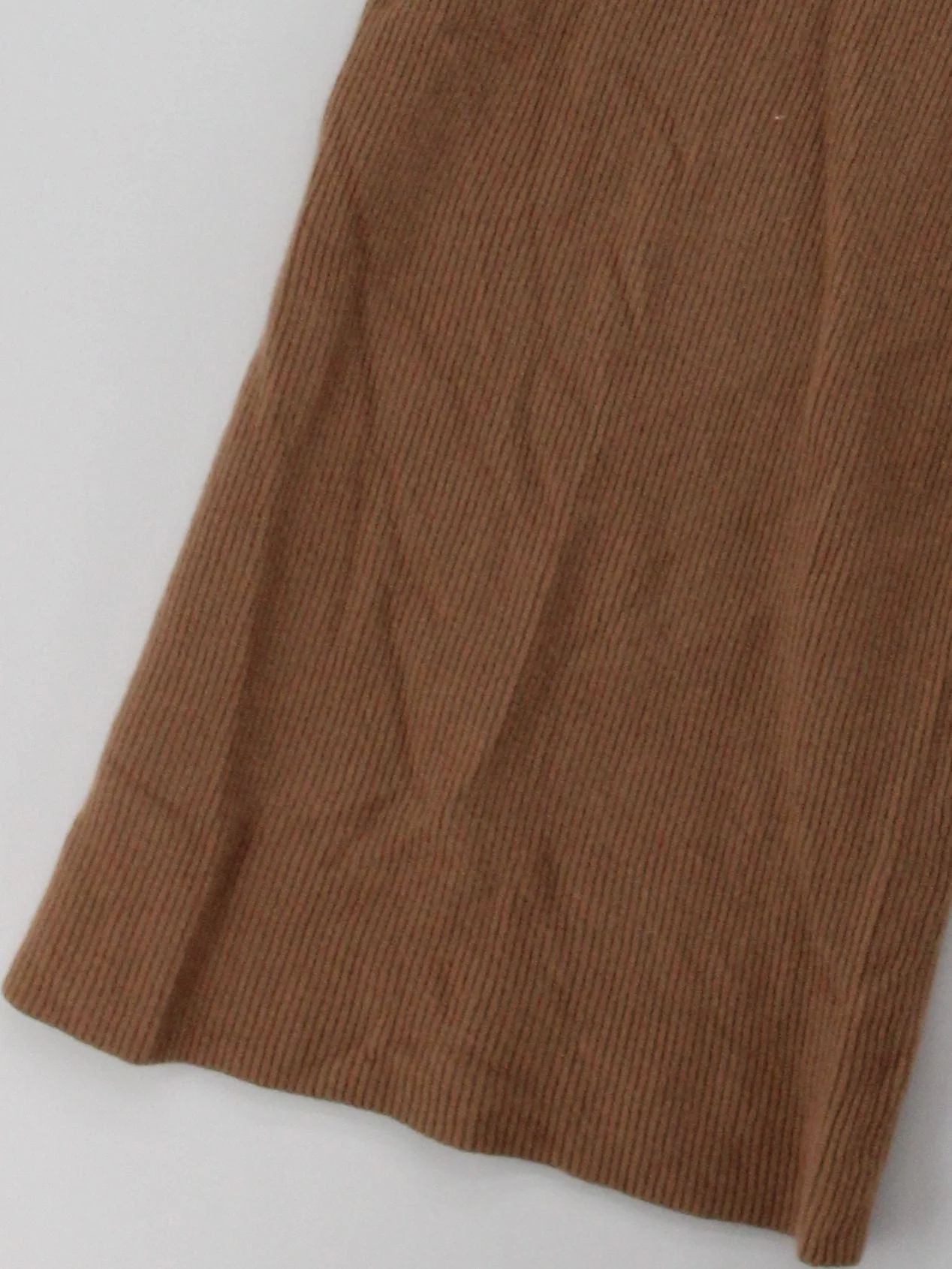 Theory Women's Trousers L Tan Wool with Cashmere Wide-Leg Sweatpants - Image 4