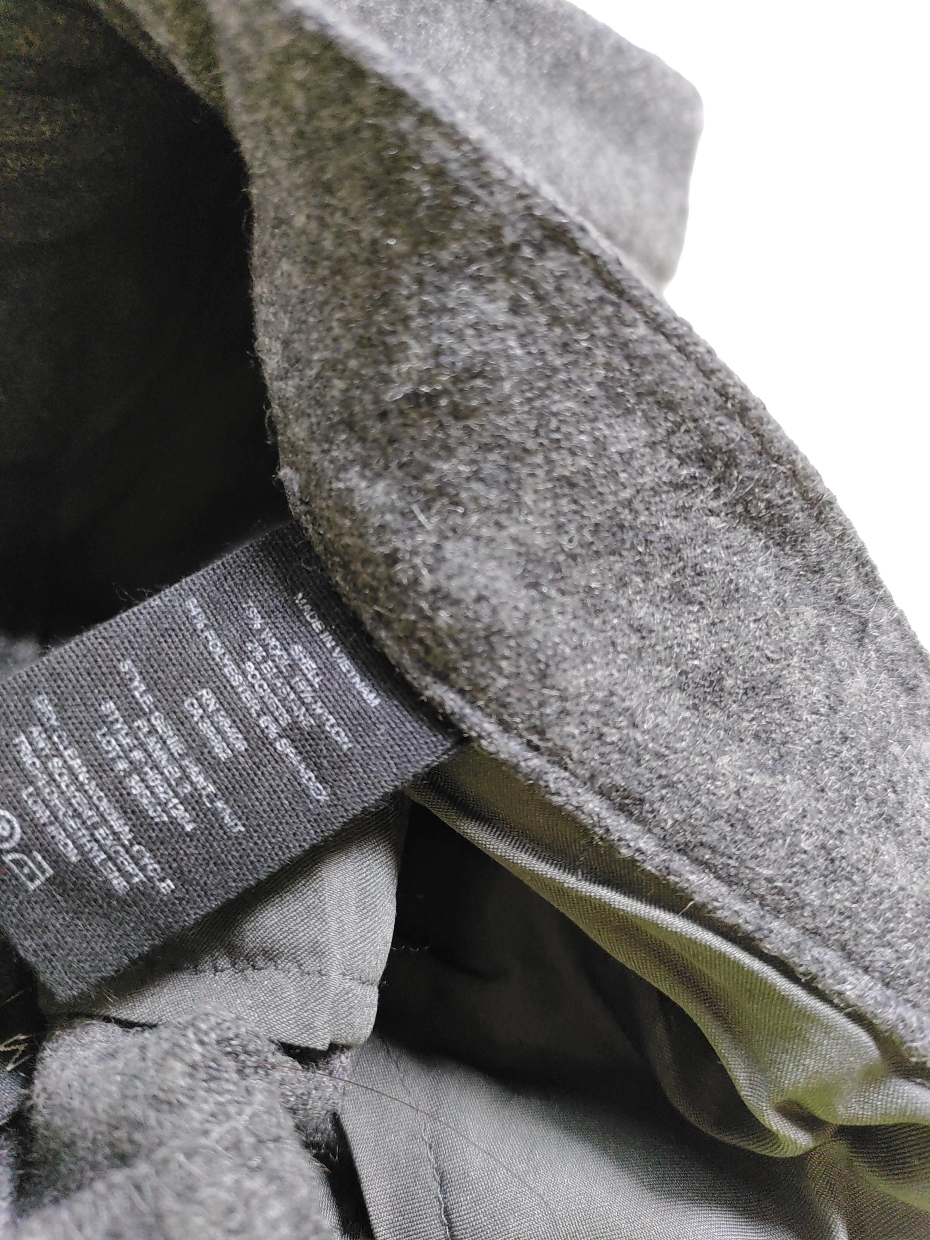 Theory Women's Trousers M Grey 100% Wool Wide-Leg Cropped - Image 6