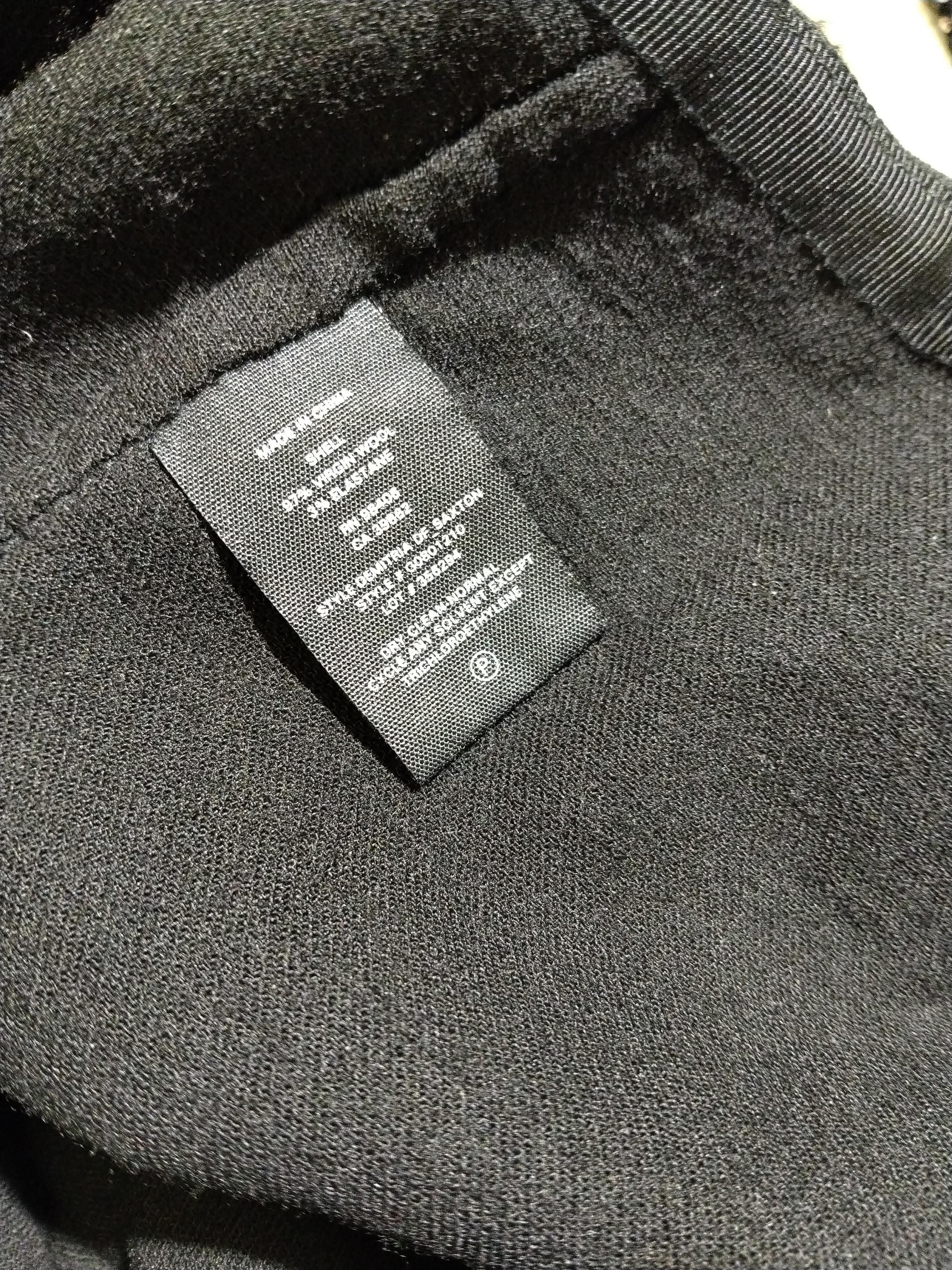Theory Women's Trousers UK 8 Black Wool with Elastane Flared Capri - Image 6