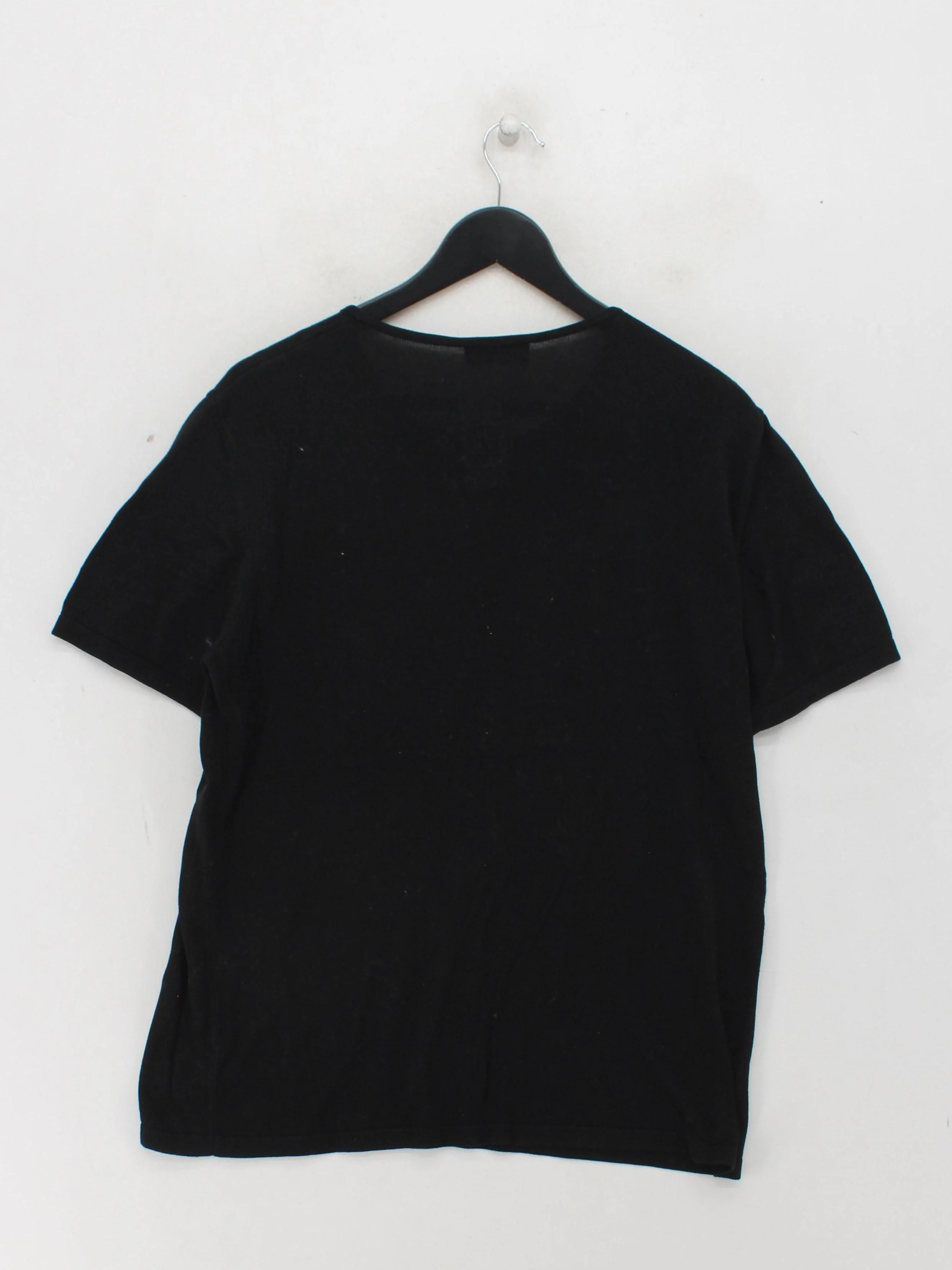 Thierry Mugler Women's T-Shirt M Black 100% Cotton Short Sleeve Round Neck Basic - Image 2