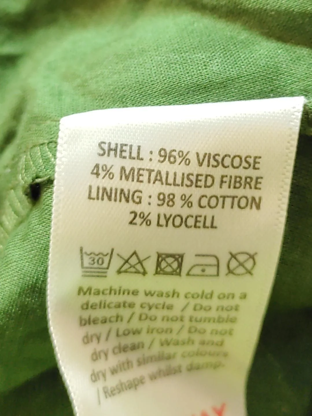 This is Unfolded Maxi Dress UK16 in Green - Image 6