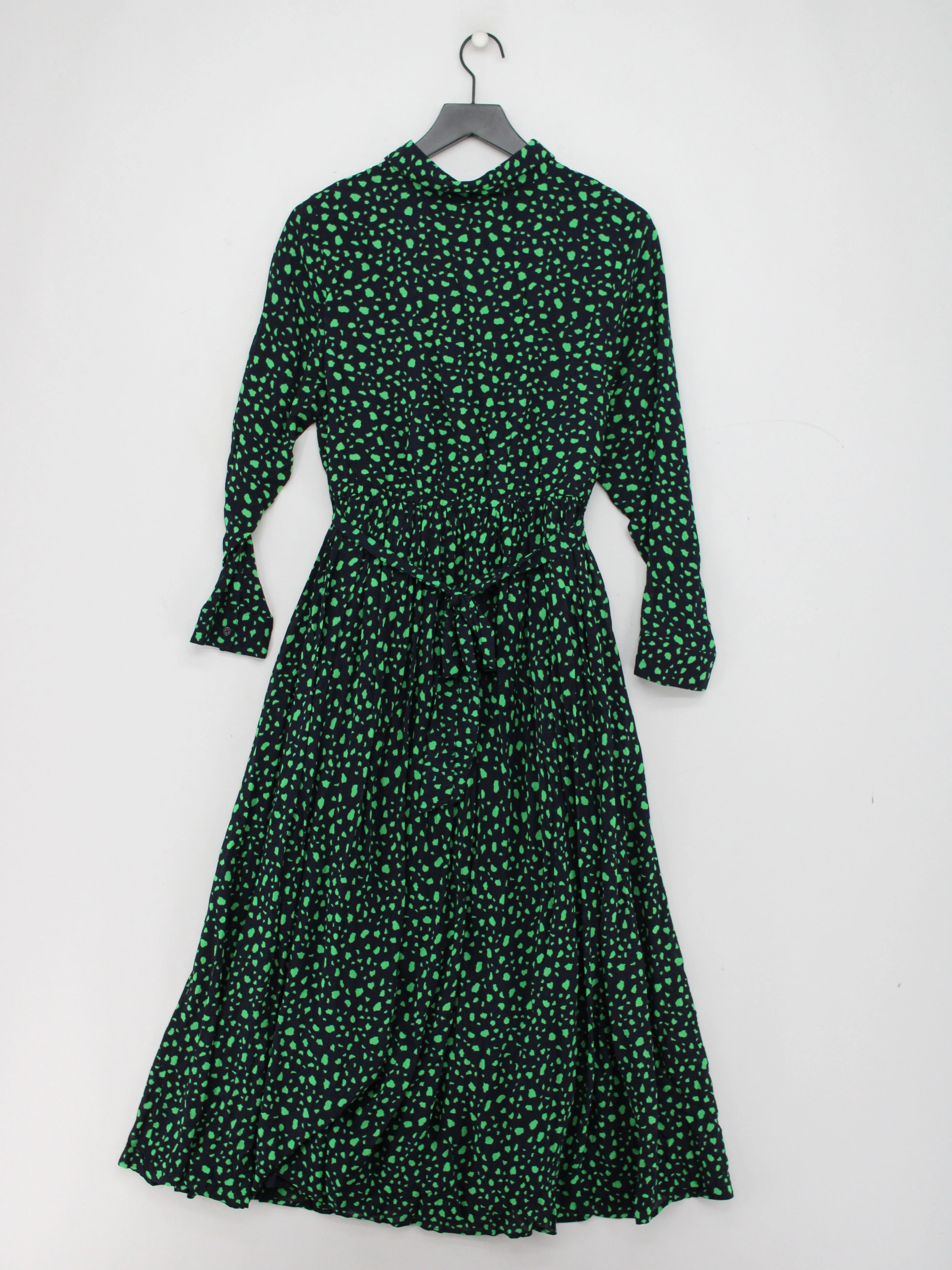 This is Unfolded Shirt Midi Dress UK12 in Multi - Image 2
