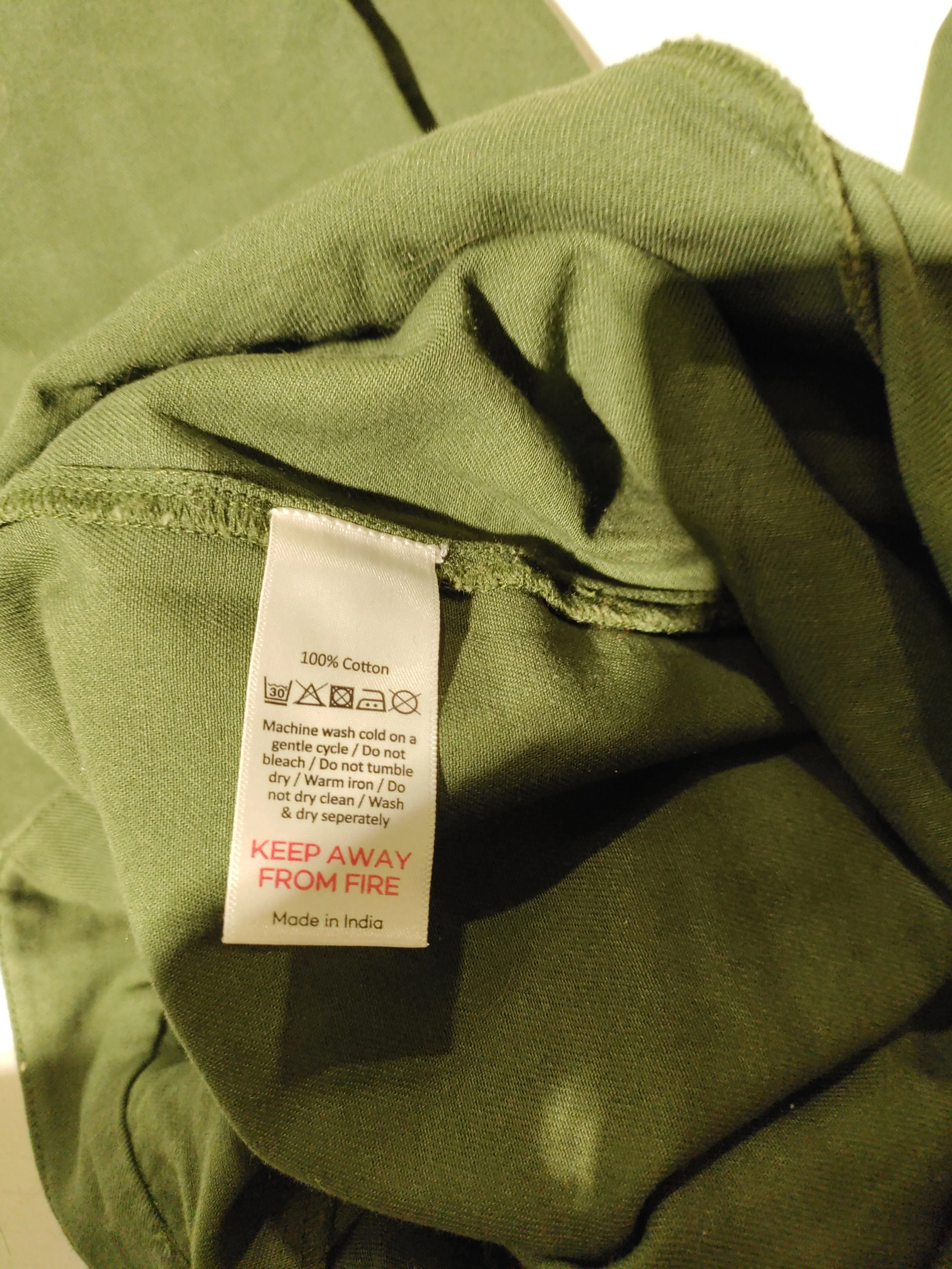 This Is Unfolded Women's Trousers UK 8 Green 100% Cotton Tapered Chino - Image 6