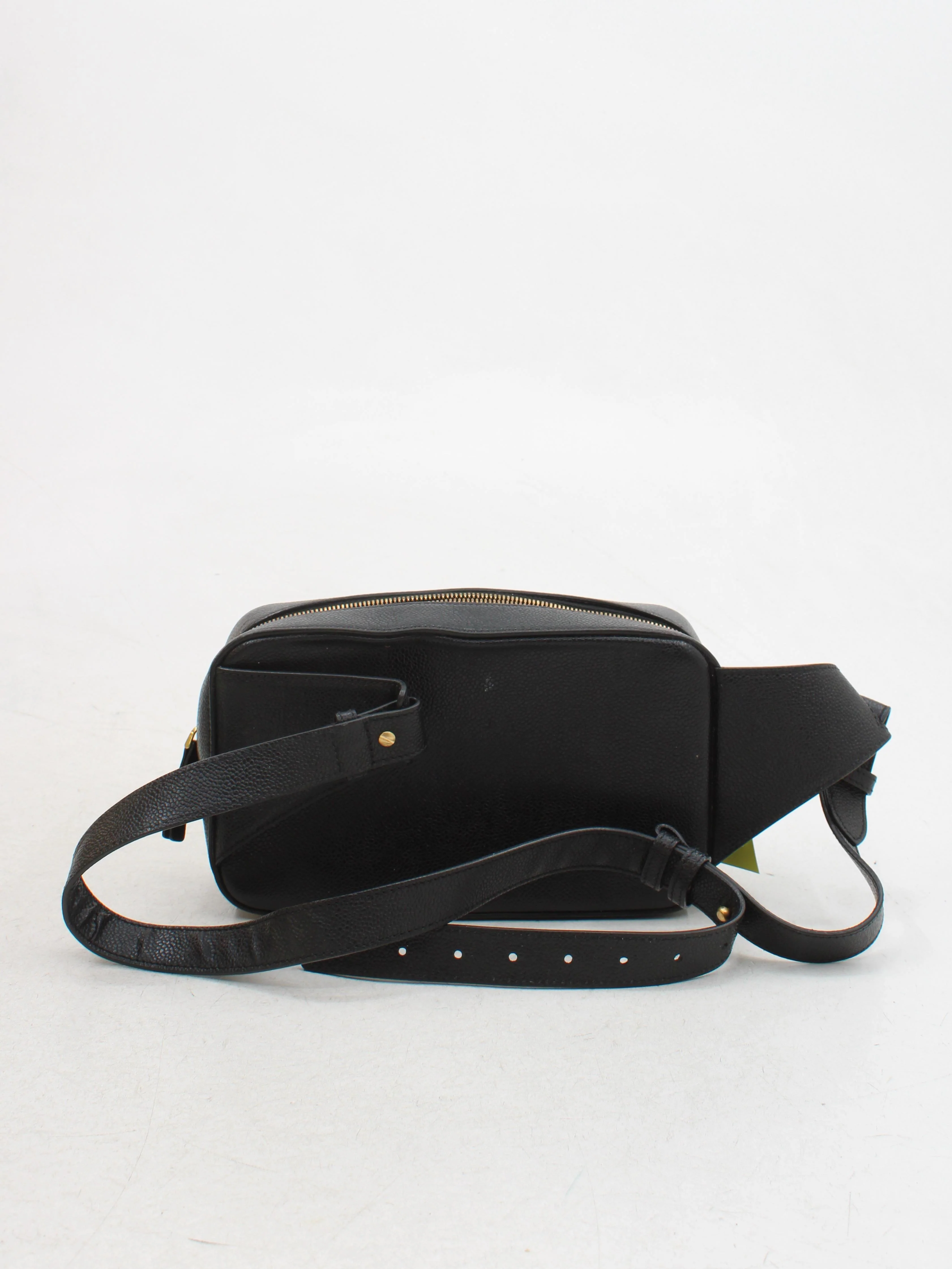 Thom Browne Men's Bag Black 100% Leather Belt Bag & Waist Pack - Image 2