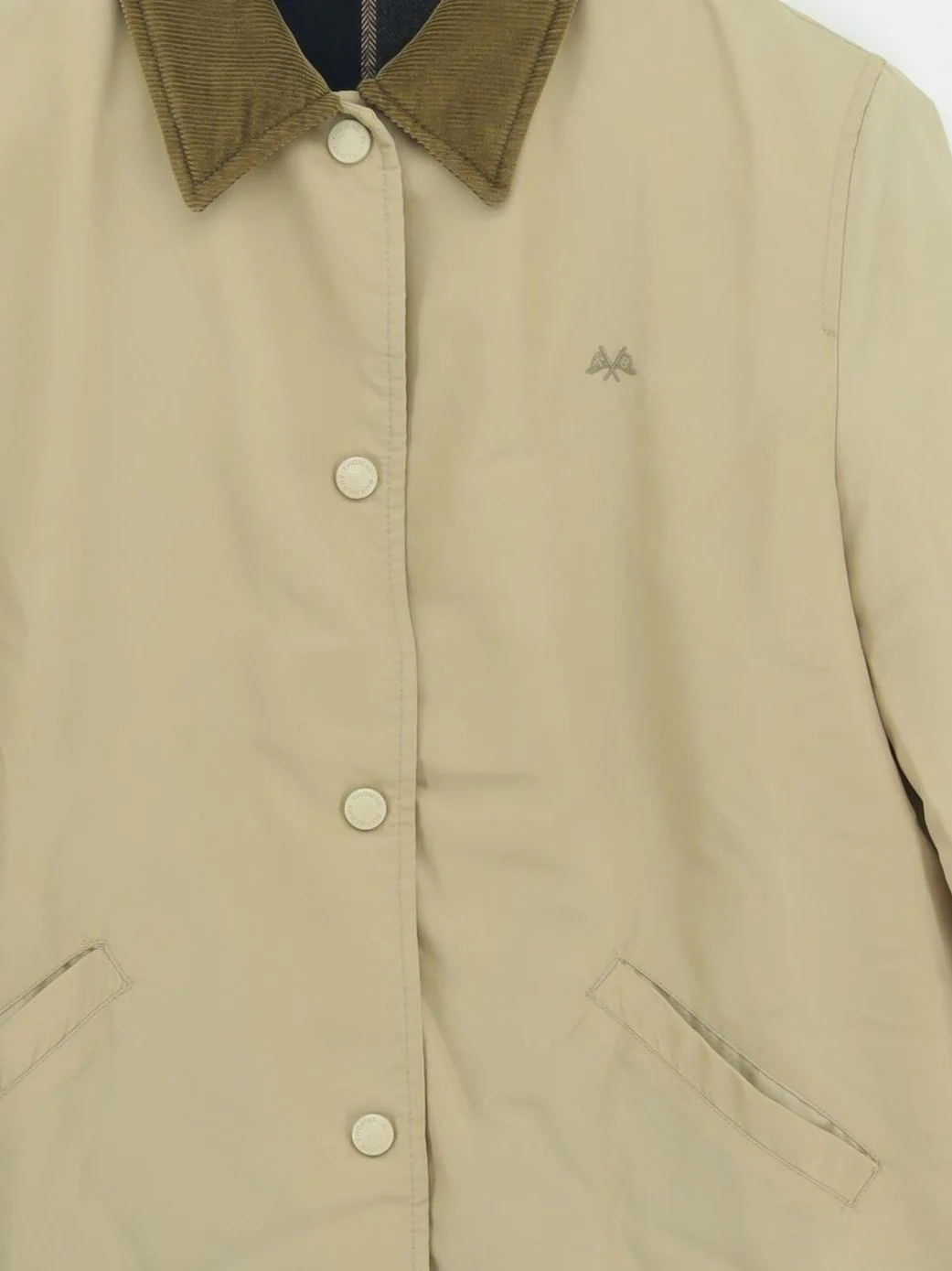 Thomas Burberry Women's Coat L Tan Polyamide with Acrylic, Cotton Quilted - Image 3