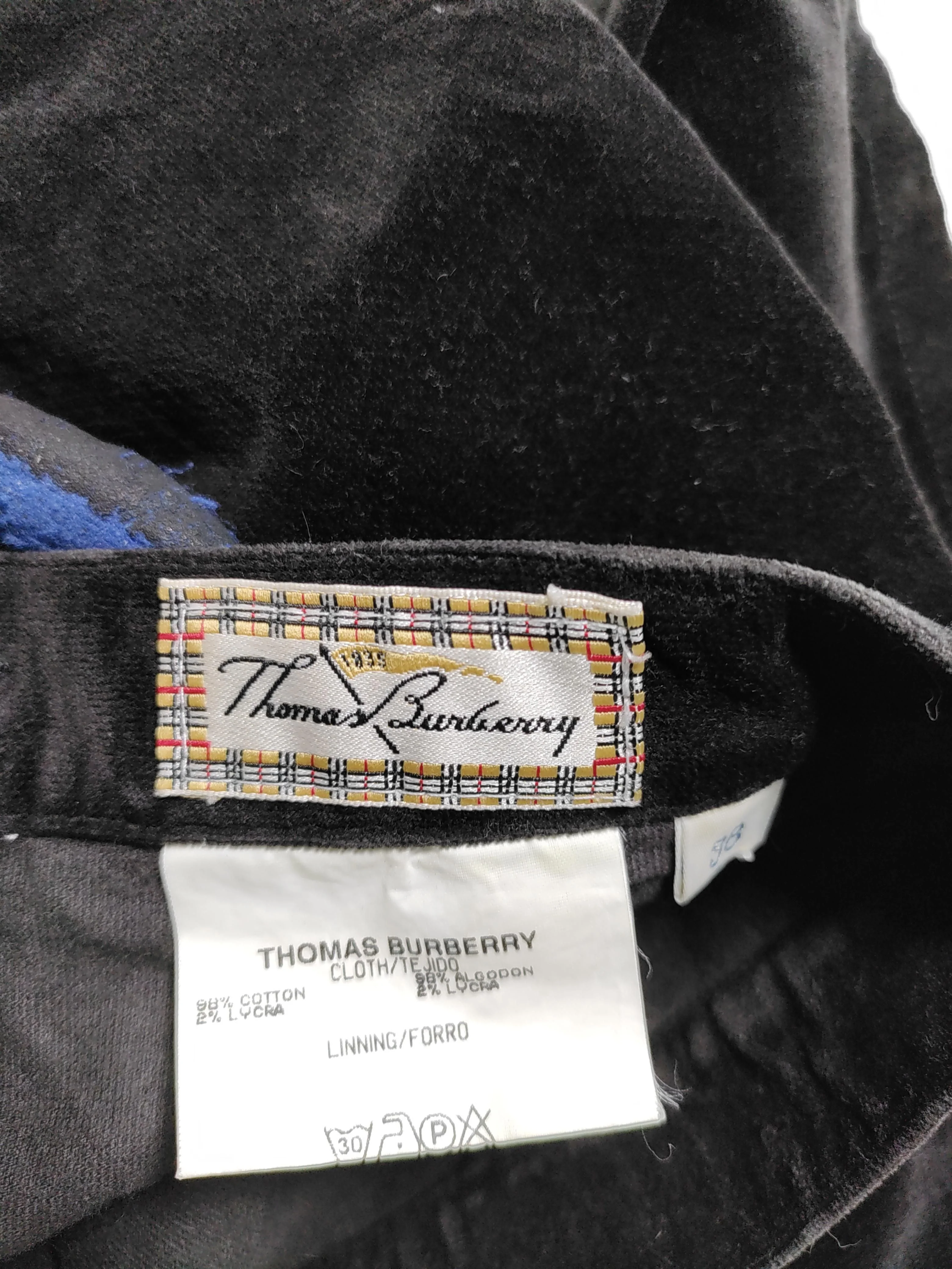 Thomas Burberry Women's Mini Skirt UK 10 Black Cotton with Lyocell Modal Mini - Image 5