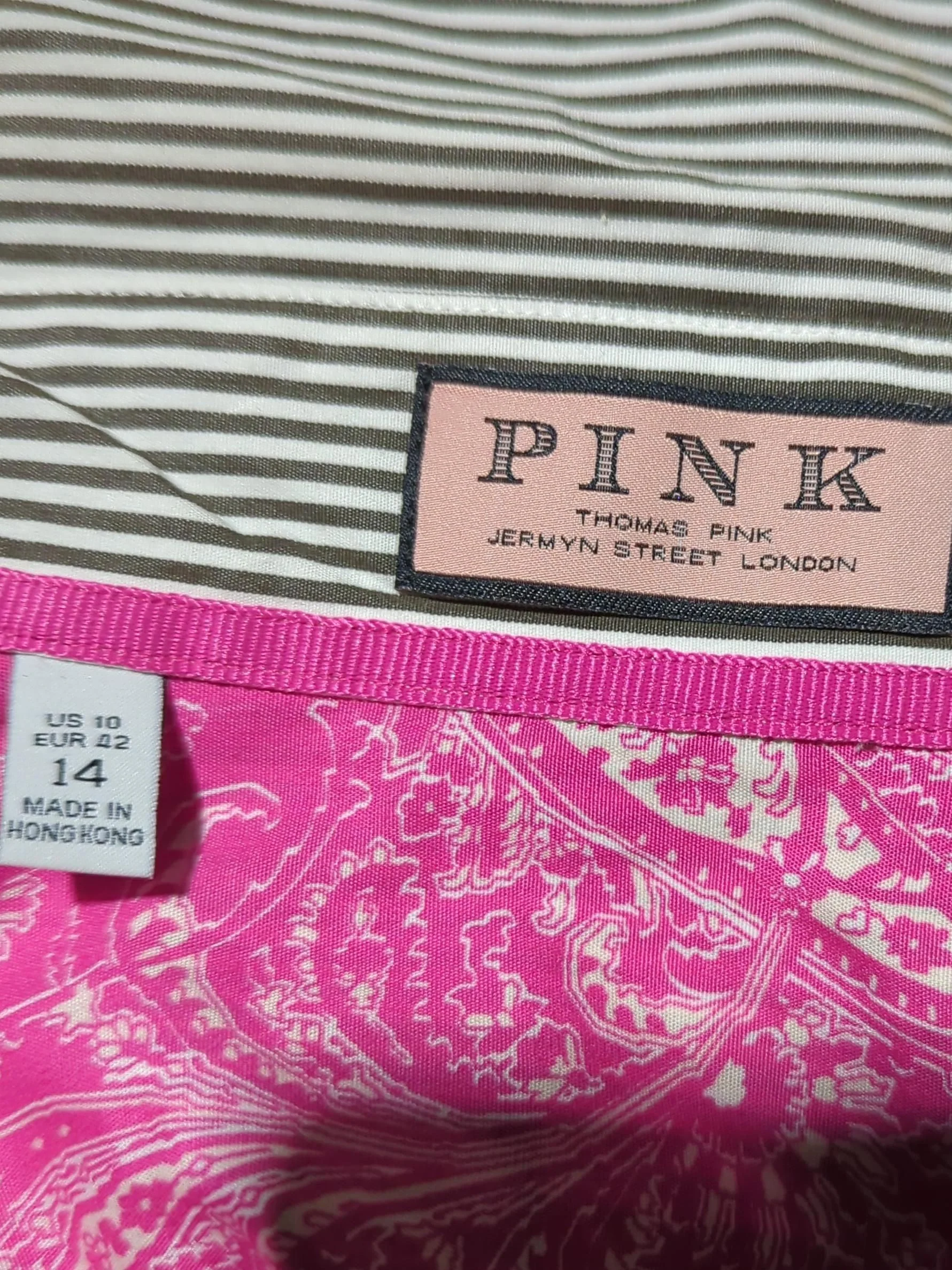 Thomas Pink Women's Shirt UK 14 Multi 100% Cotton Basic - Image 5