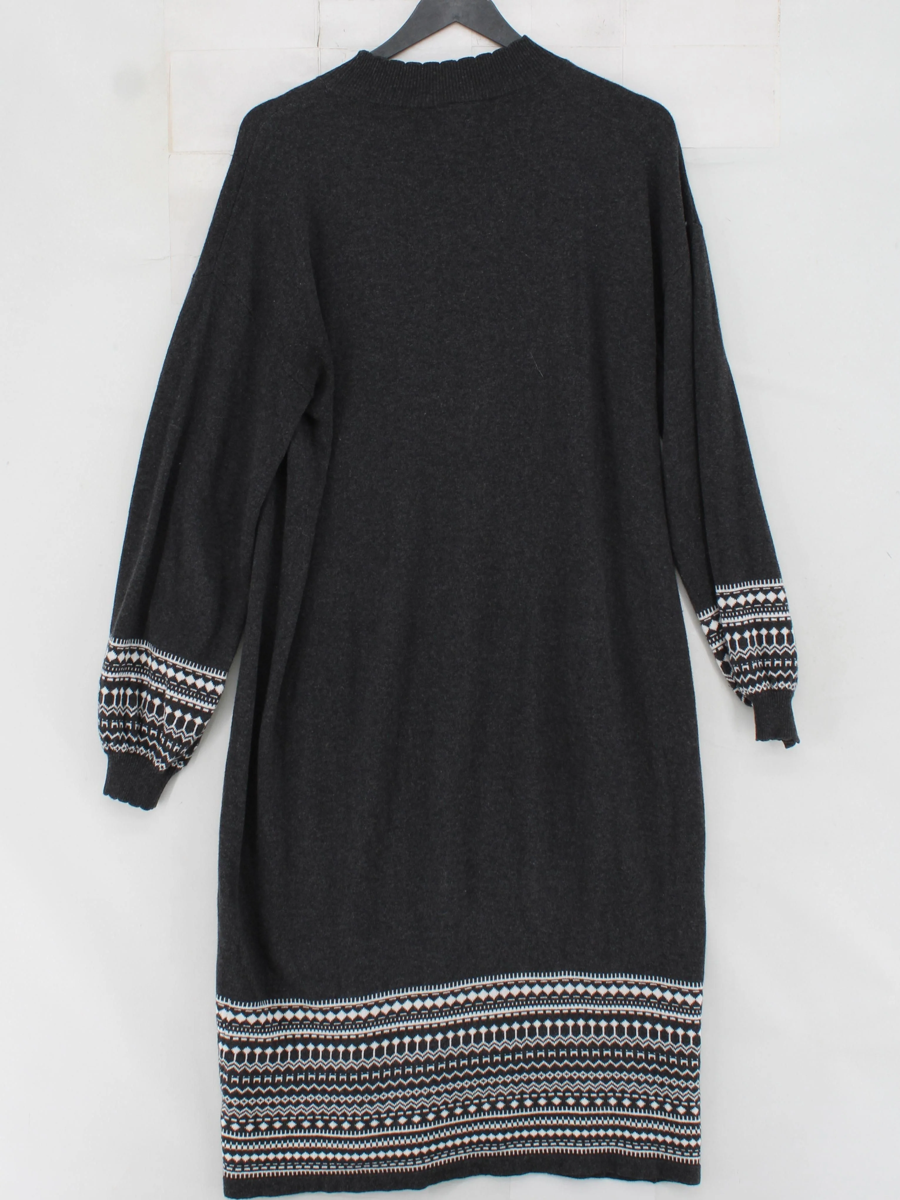 Thought Jumper Mini Dress in Grey - Image 2
