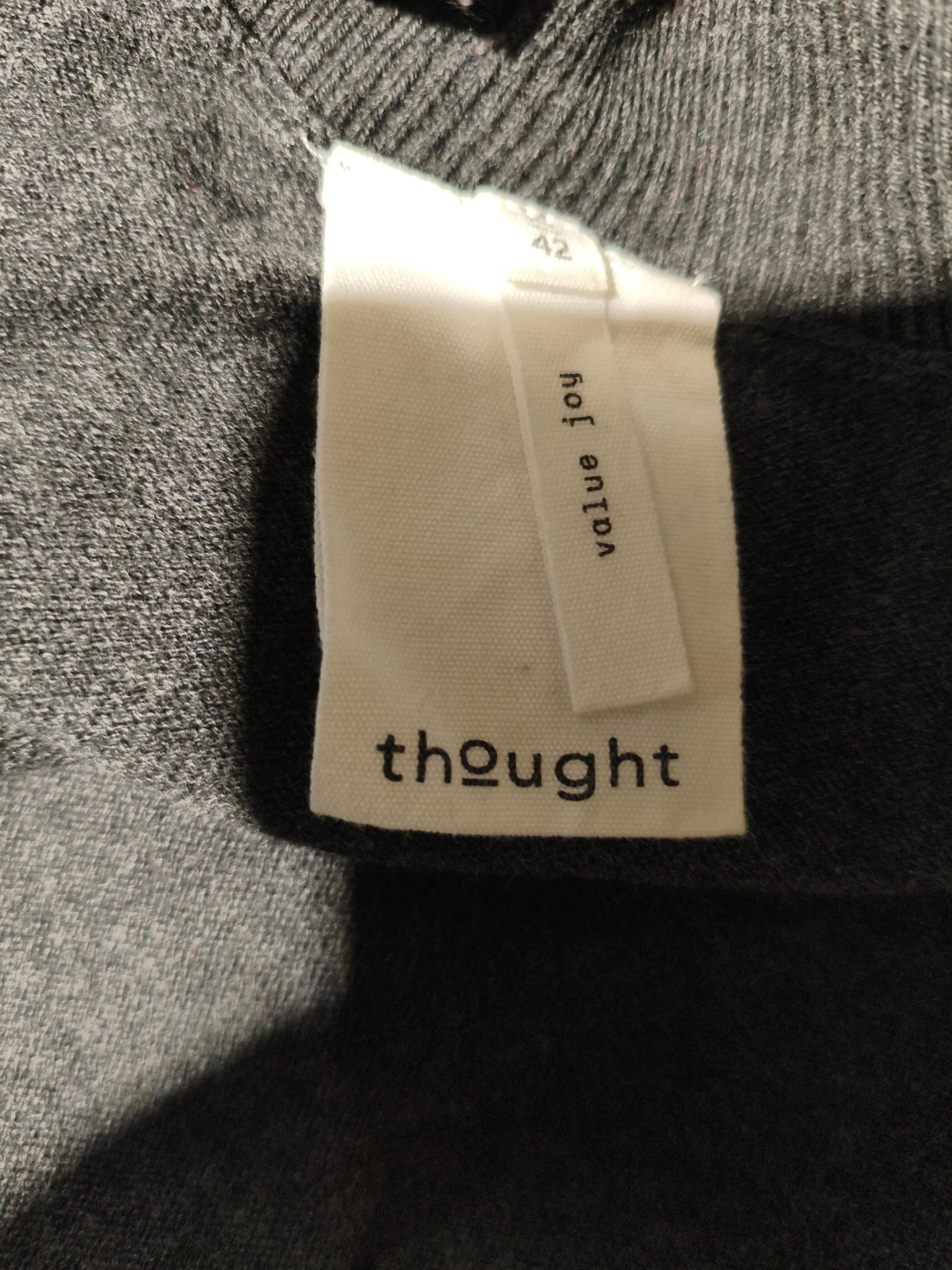 Thought Jumper Mini Dress in Grey - Image 5