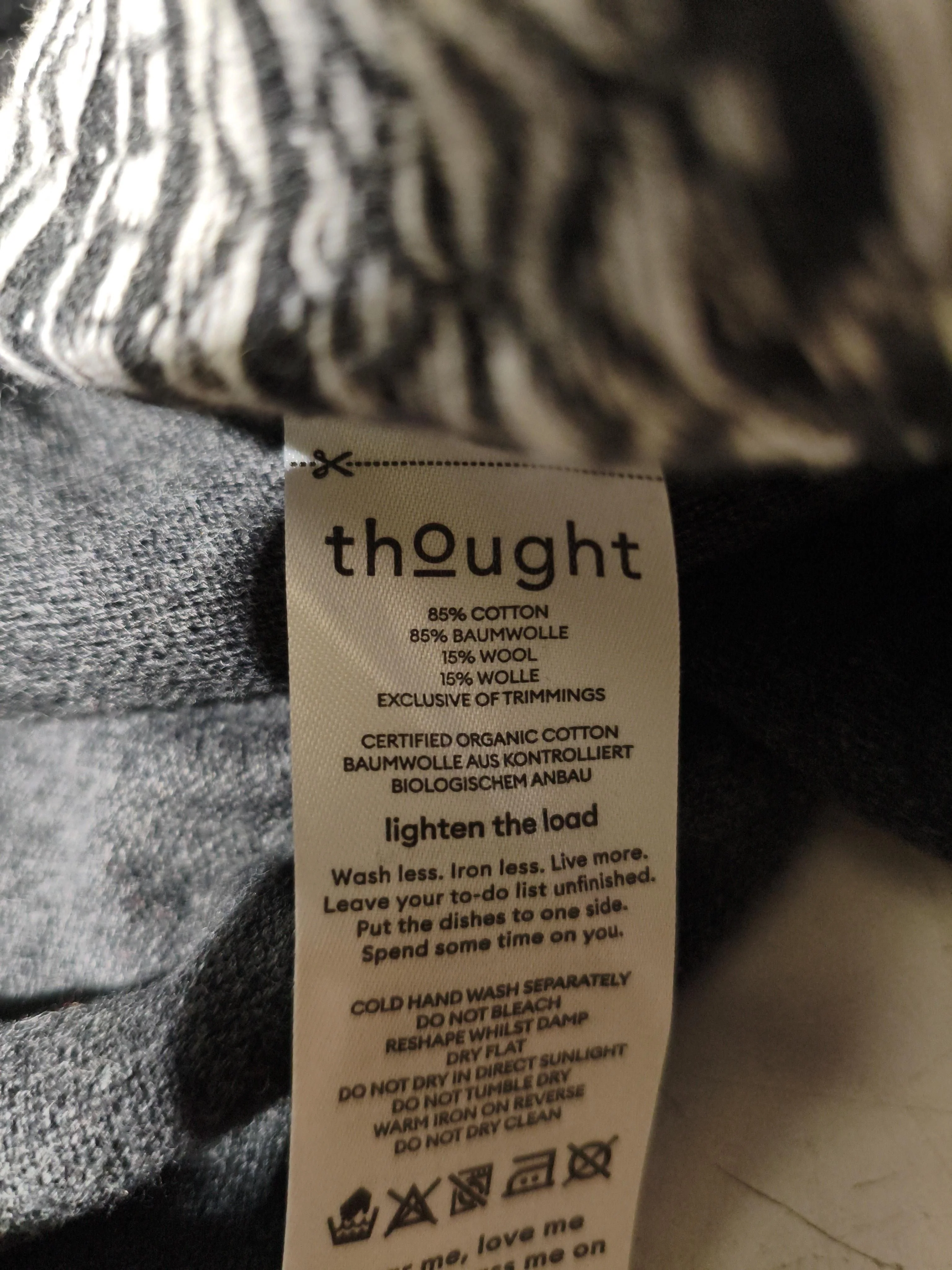 Thought Jumper Mini Dress in Grey - Image 6