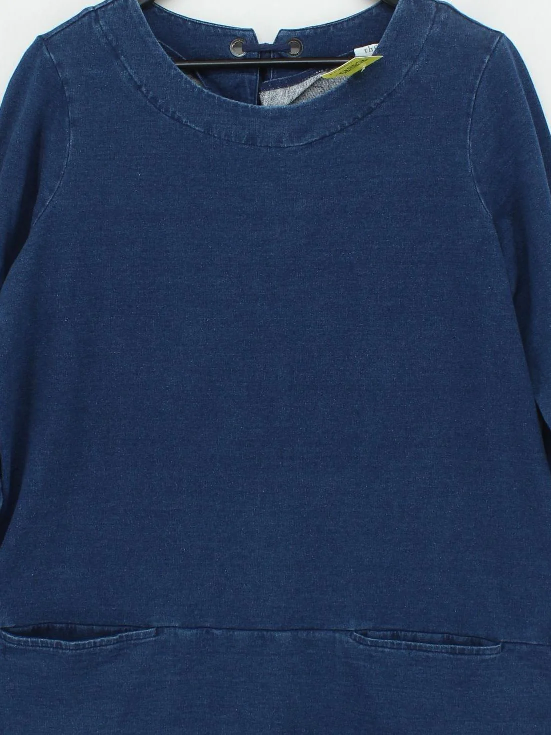 Thought T-Shirt Mini Dress in Blue - Image 3