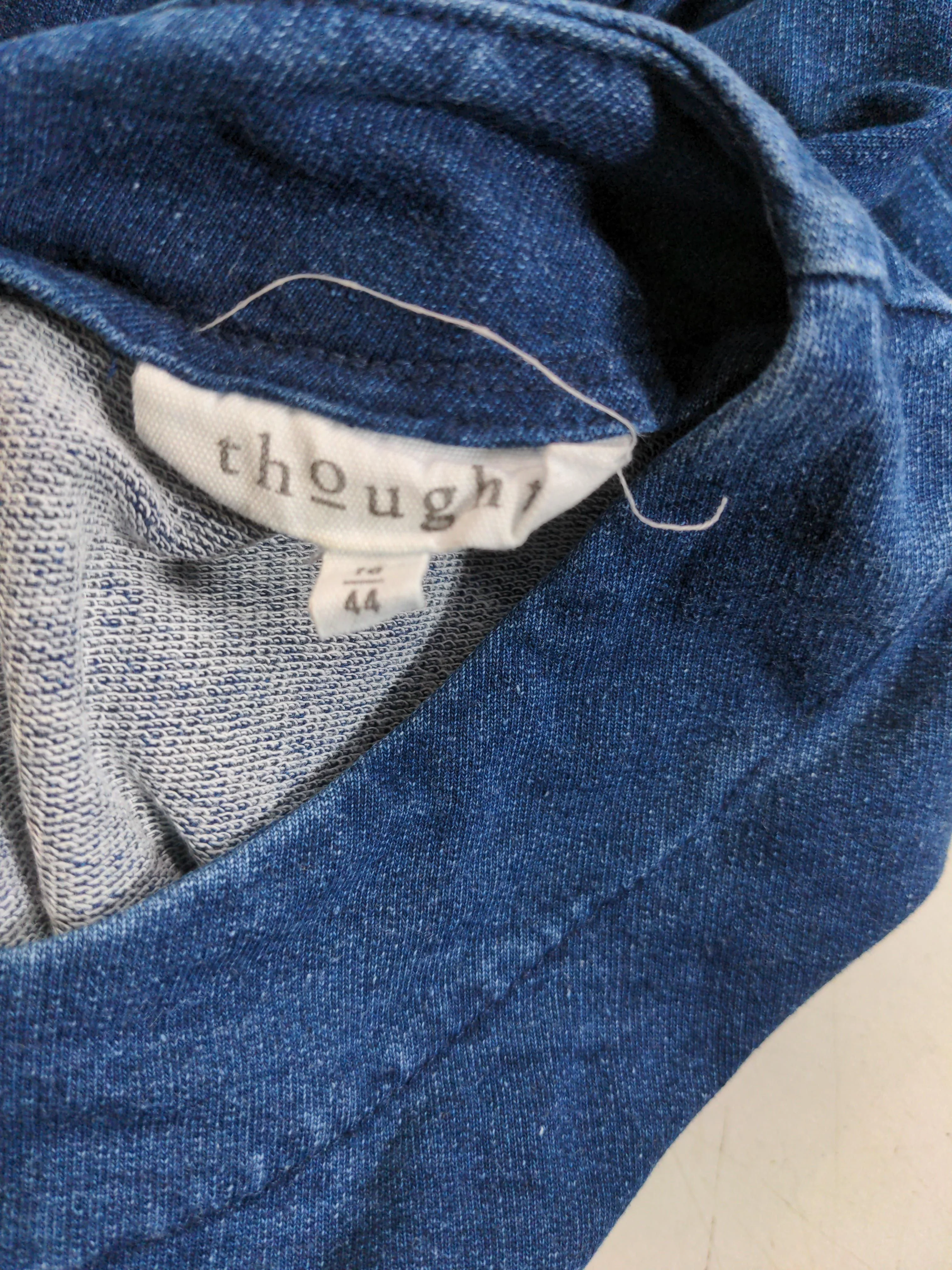 Thought T-Shirt Mini Dress in Blue - Image 5