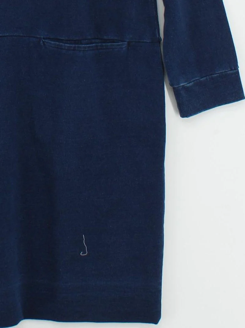 Thought T-Shirt Mini Dress UK16 in Blue - Image 4