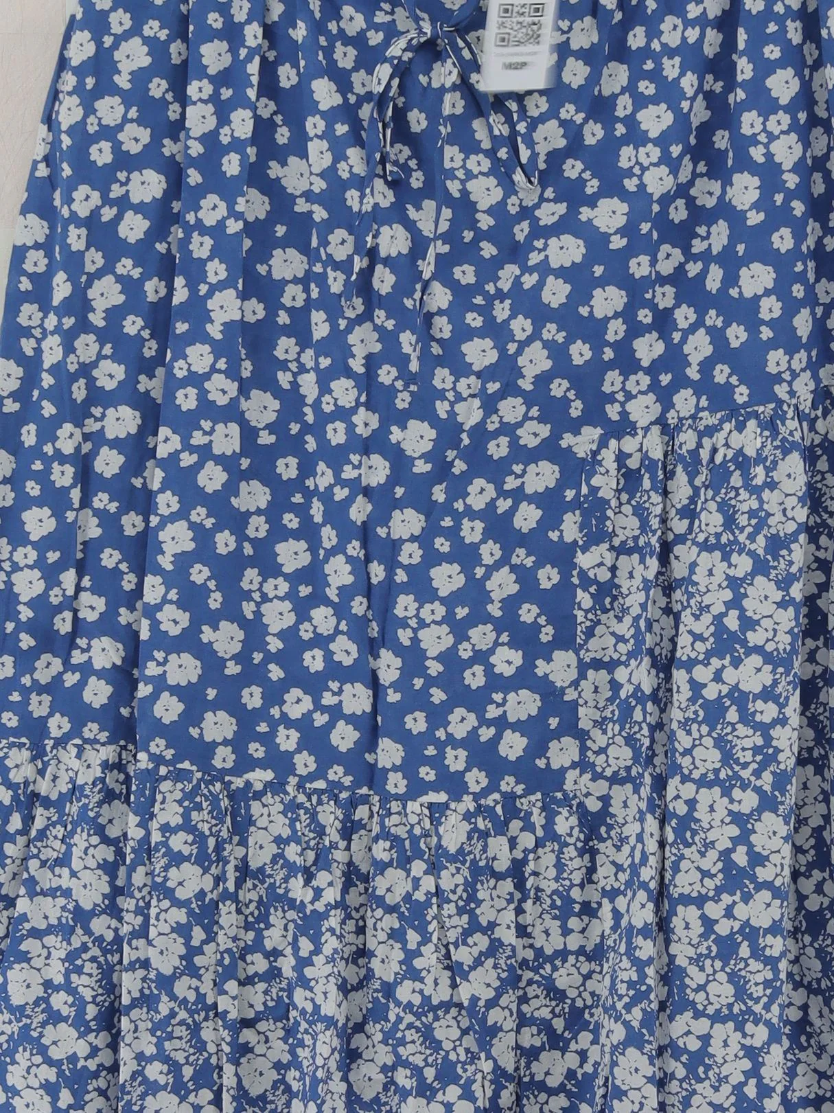 Thought Women's Maxi Skirt L Blue Floral 100% Cotton Long Maxi - Image 3