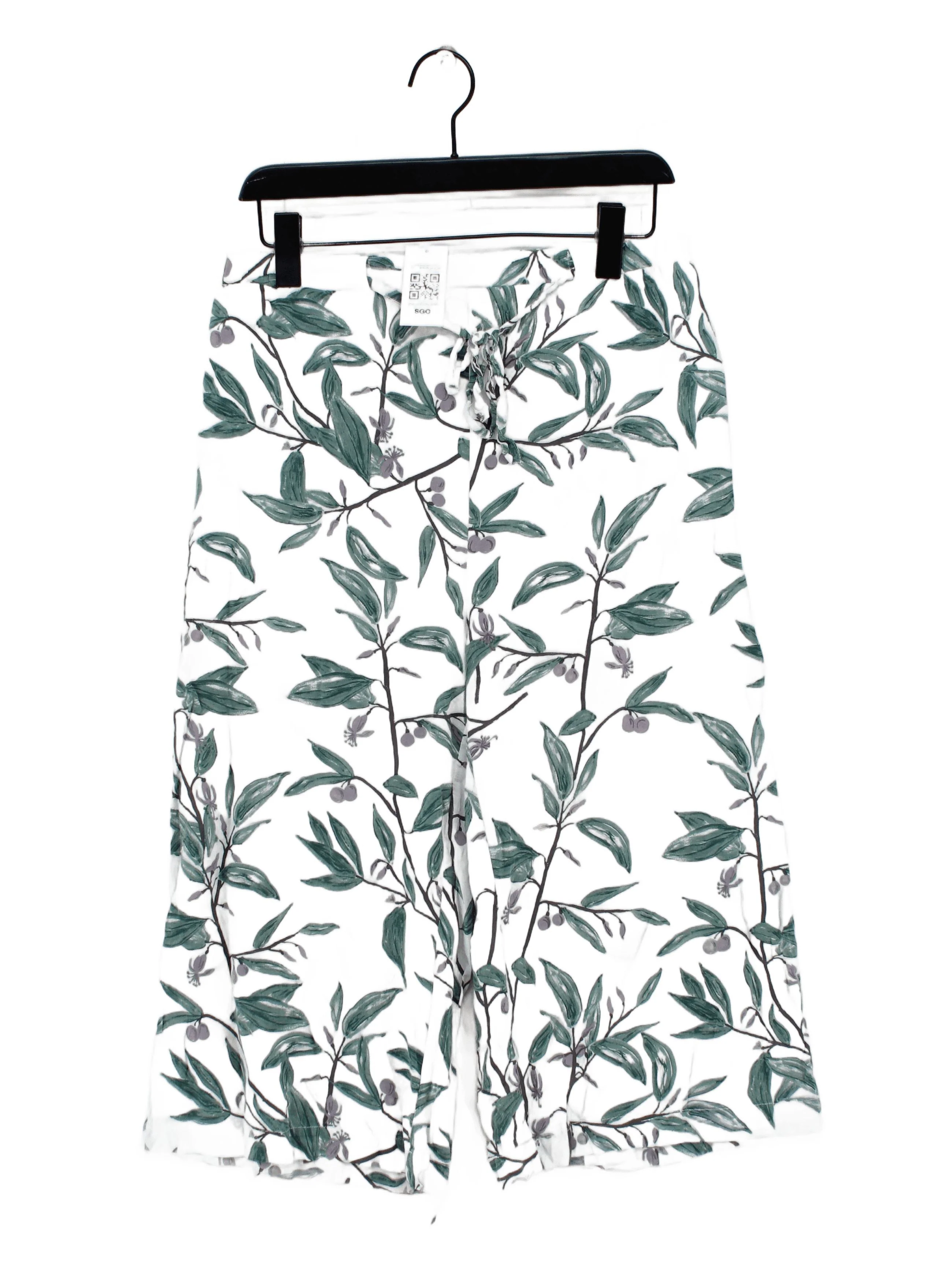 Thought Women's Shorts S White Floral 100% Other Sweat