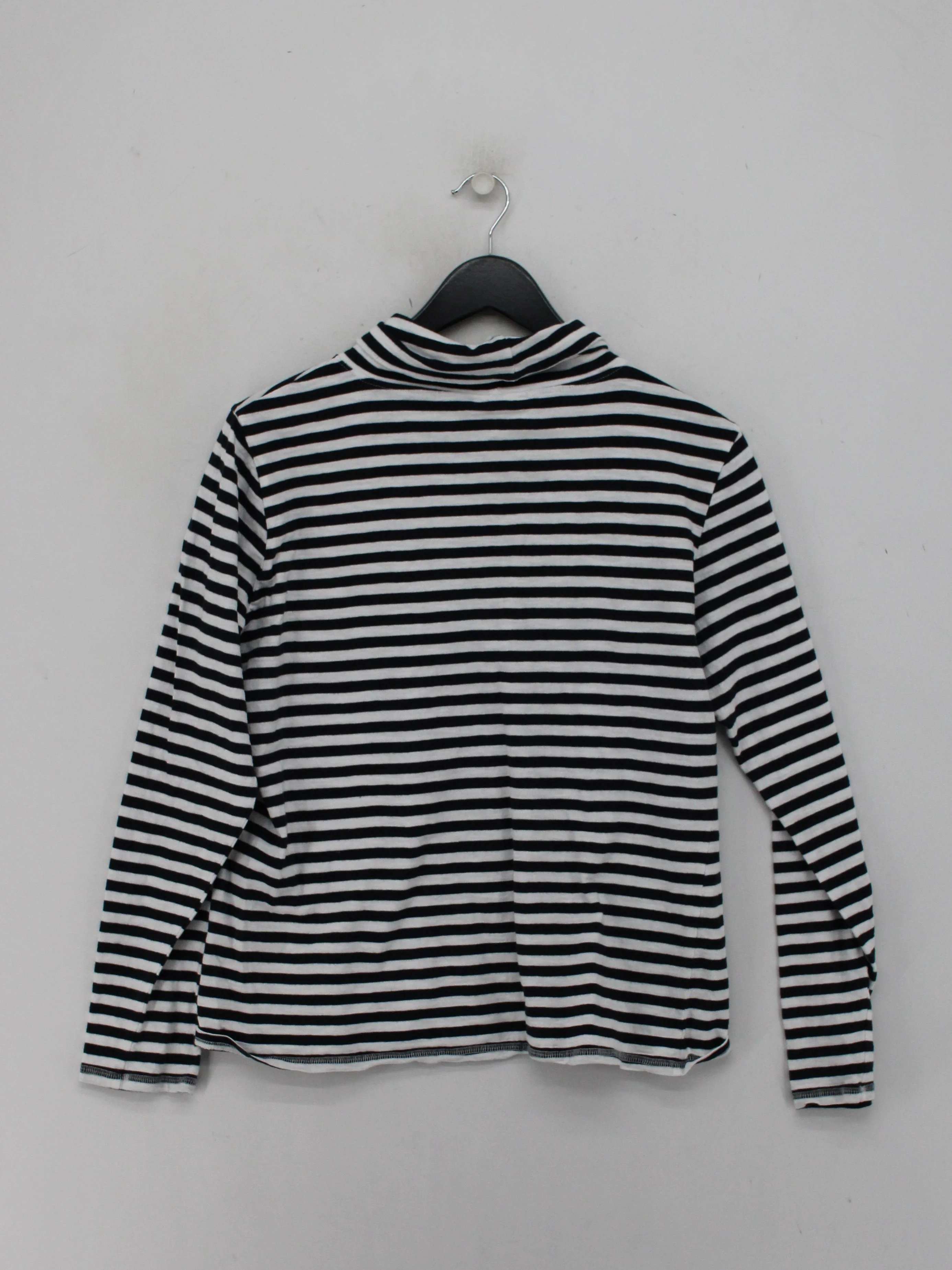 Thought Women's Top M Multi Striped 100% Cotton Long Sleeve Roll Neck Basic - Image 2