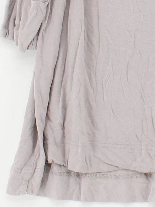 Thought Women's Top S Grey Viscose with Cotton 3/4 Sleeve Round Neck Basic - Image 4