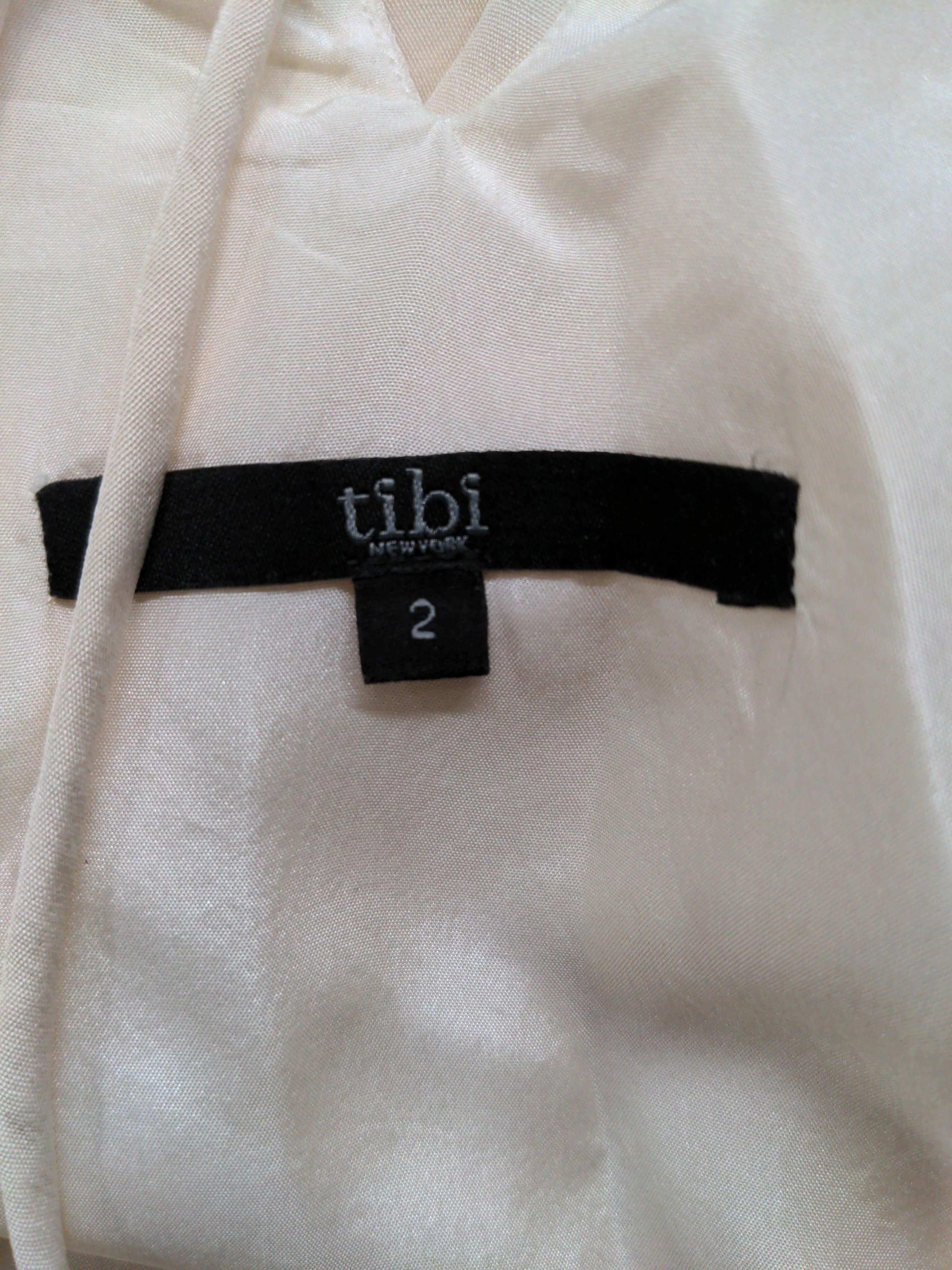 Tibi Mini Dress in Cream - Image 5