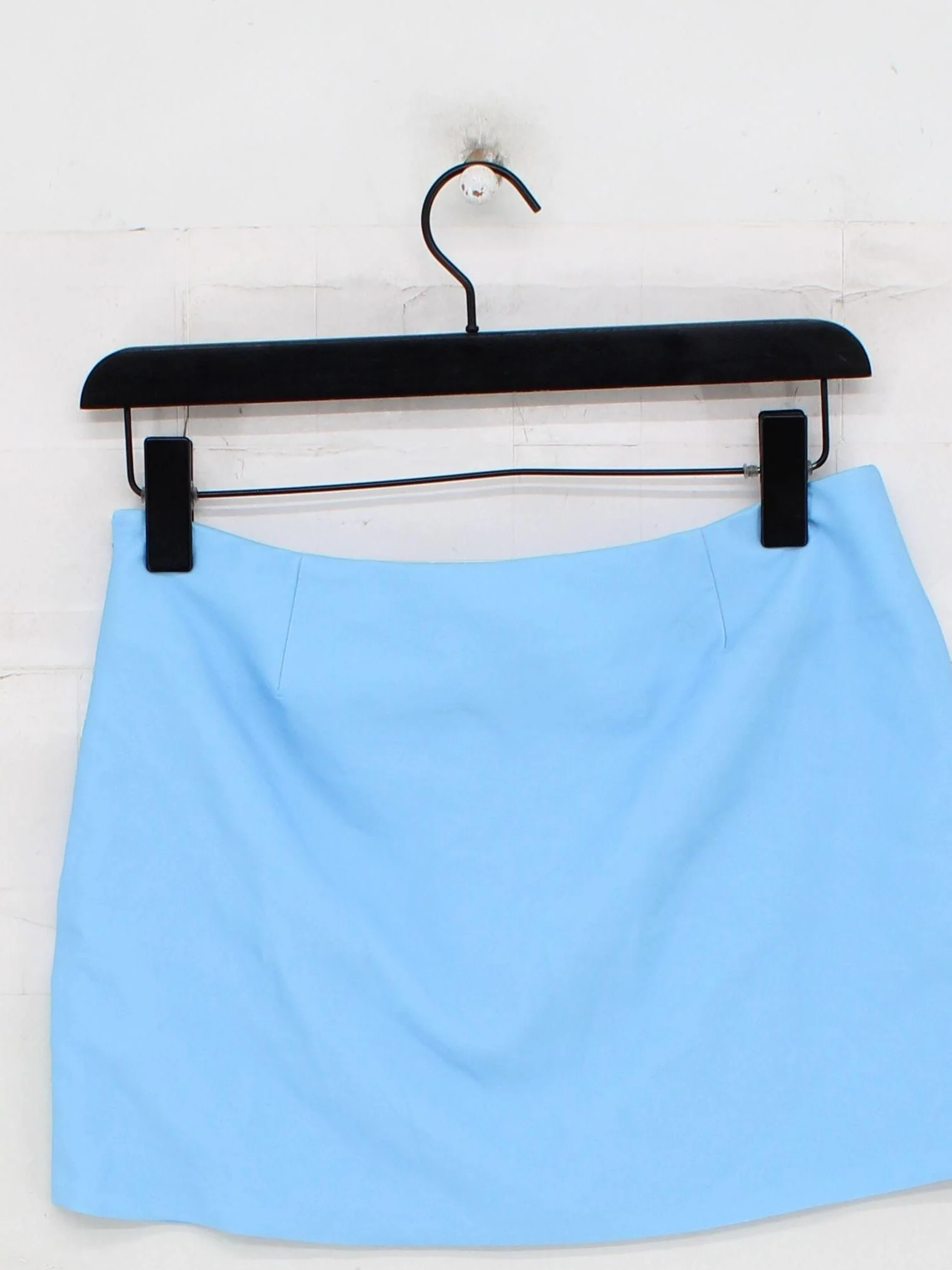 Tiger Mist Women's Mini Skirt S Blue Polyester with Elastane Mini New with tags - Image 2