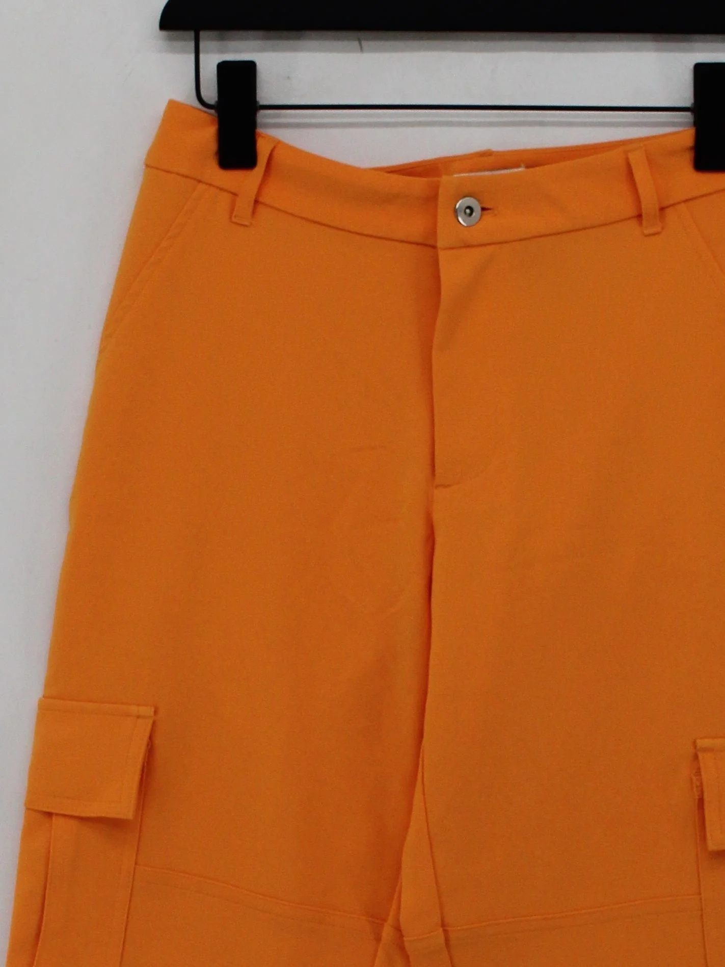 Tiger Mist Women's Trousers XS Orange Polyester with Elastane Straight Cargo - Image 3