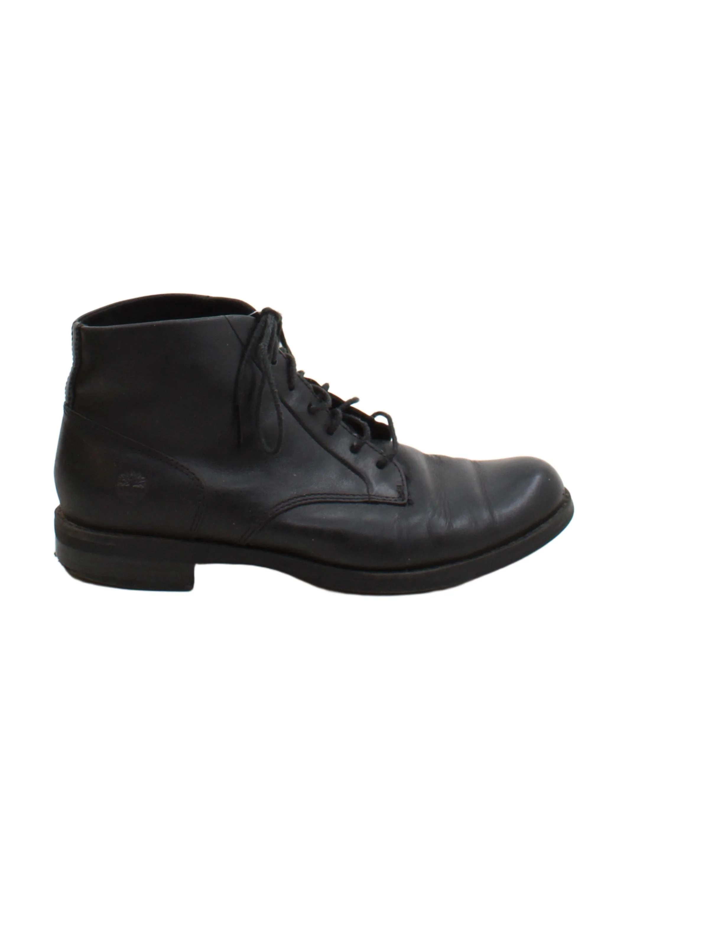 Timberland Men's Boots UK 4 Black 100% Leather Combat