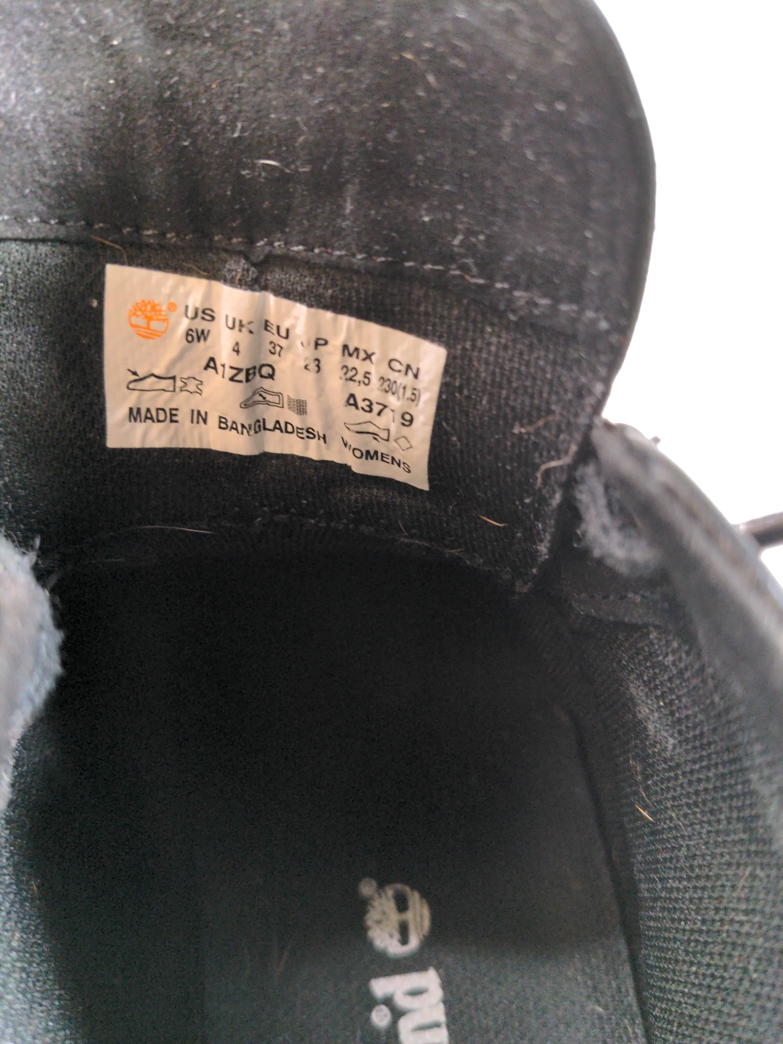 Timberland Men's Boots UK 4 Black 100% Leather Combat - Image 10