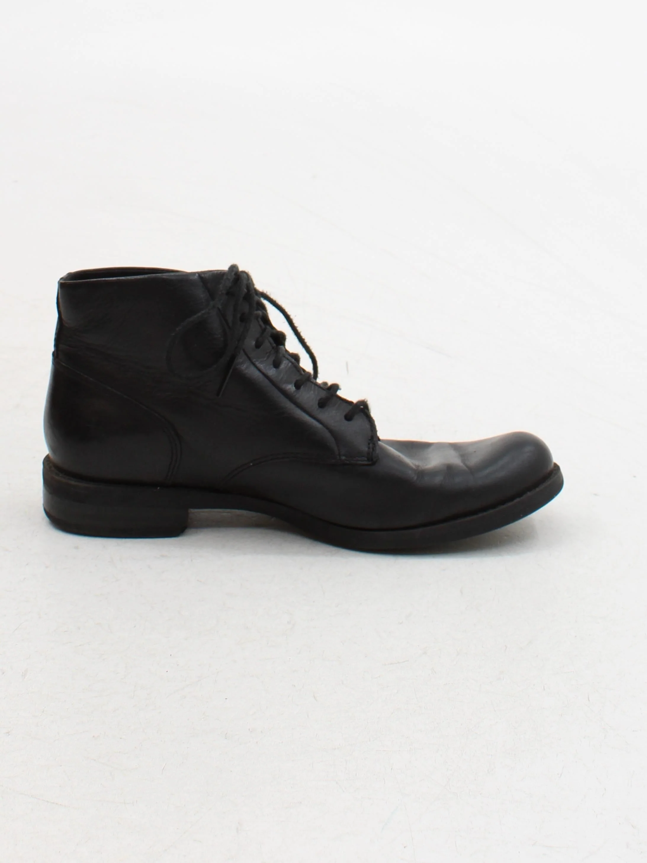 Timberland Men's Boots UK 4 Black 100% Leather Combat - Image 5