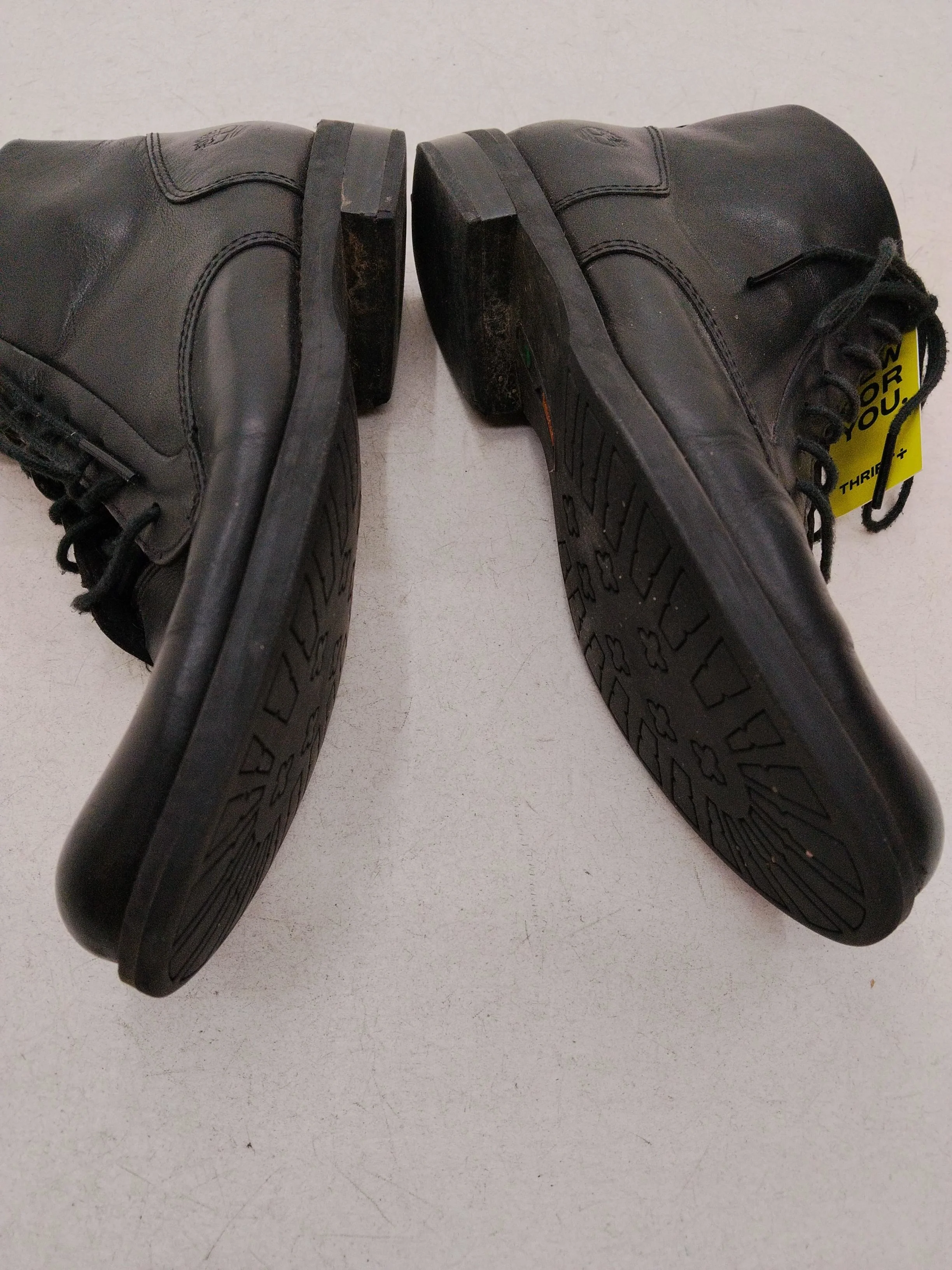 Timberland Men's Boots UK 4 Black 100% Leather Combat - Image 7