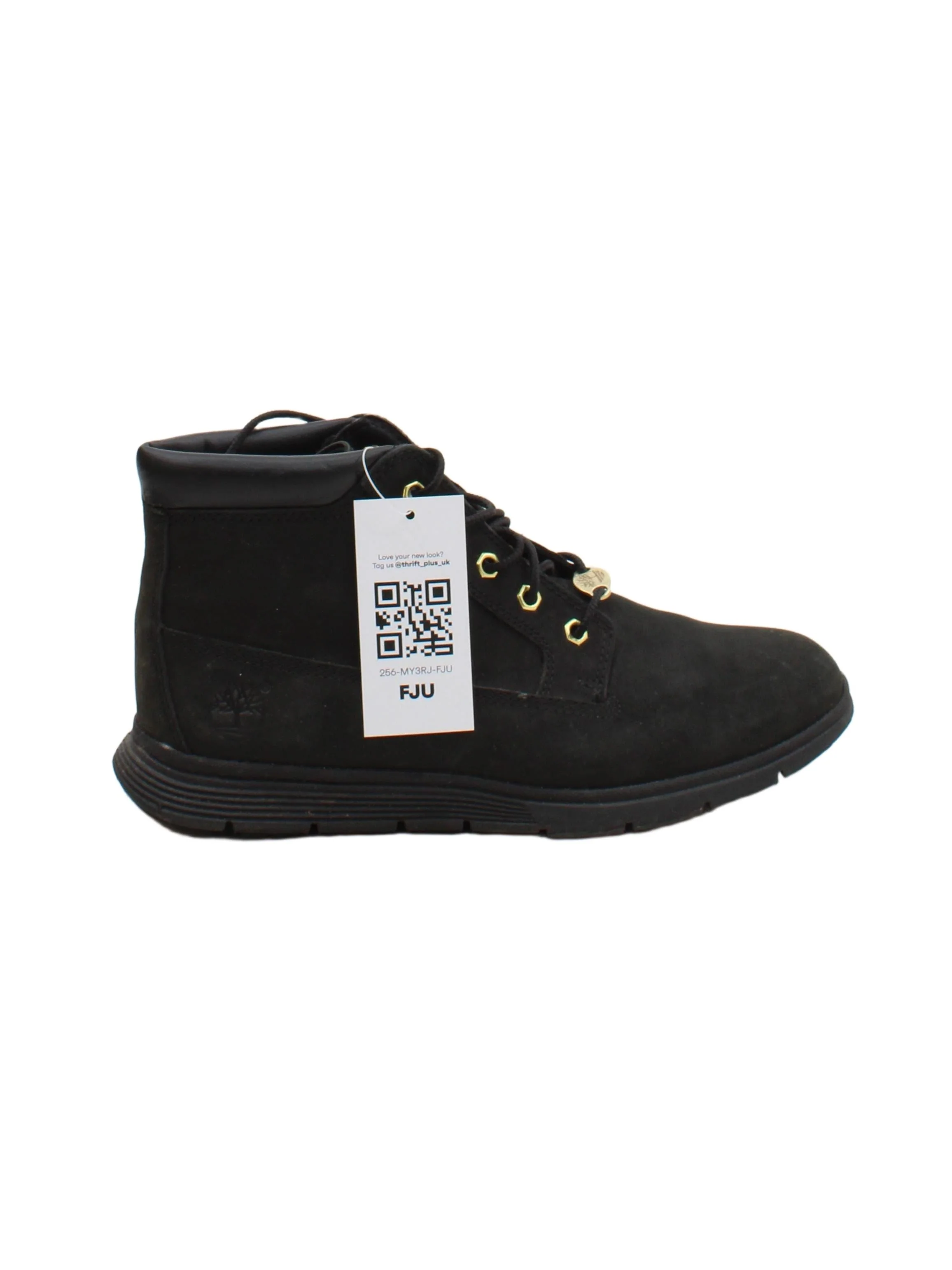 Timberland Men's Boots UK 4 Black 100% Suede Chelsea