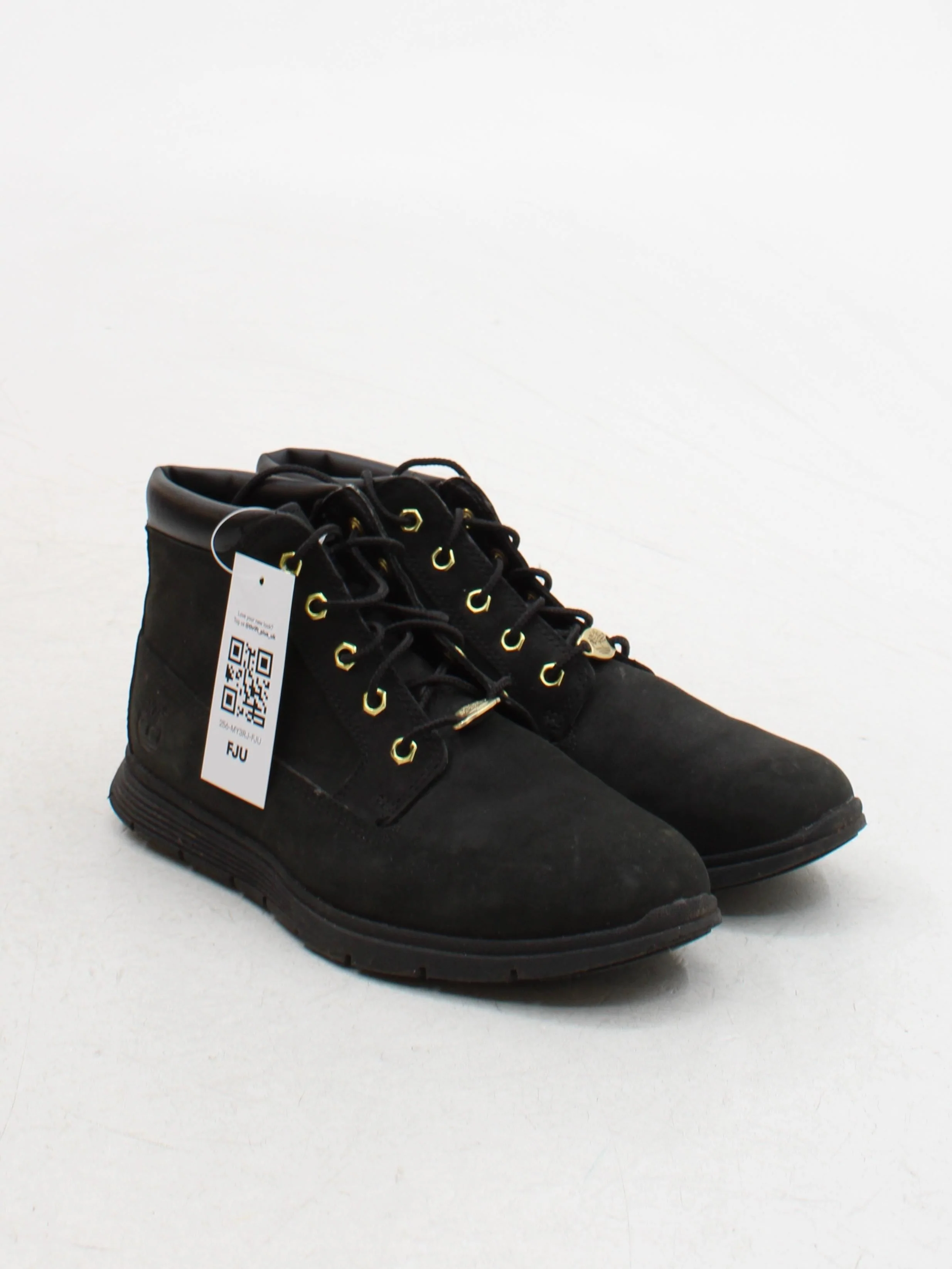 Timberland Men's Boots UK 4 Black 100% Suede Chelsea - Image 4