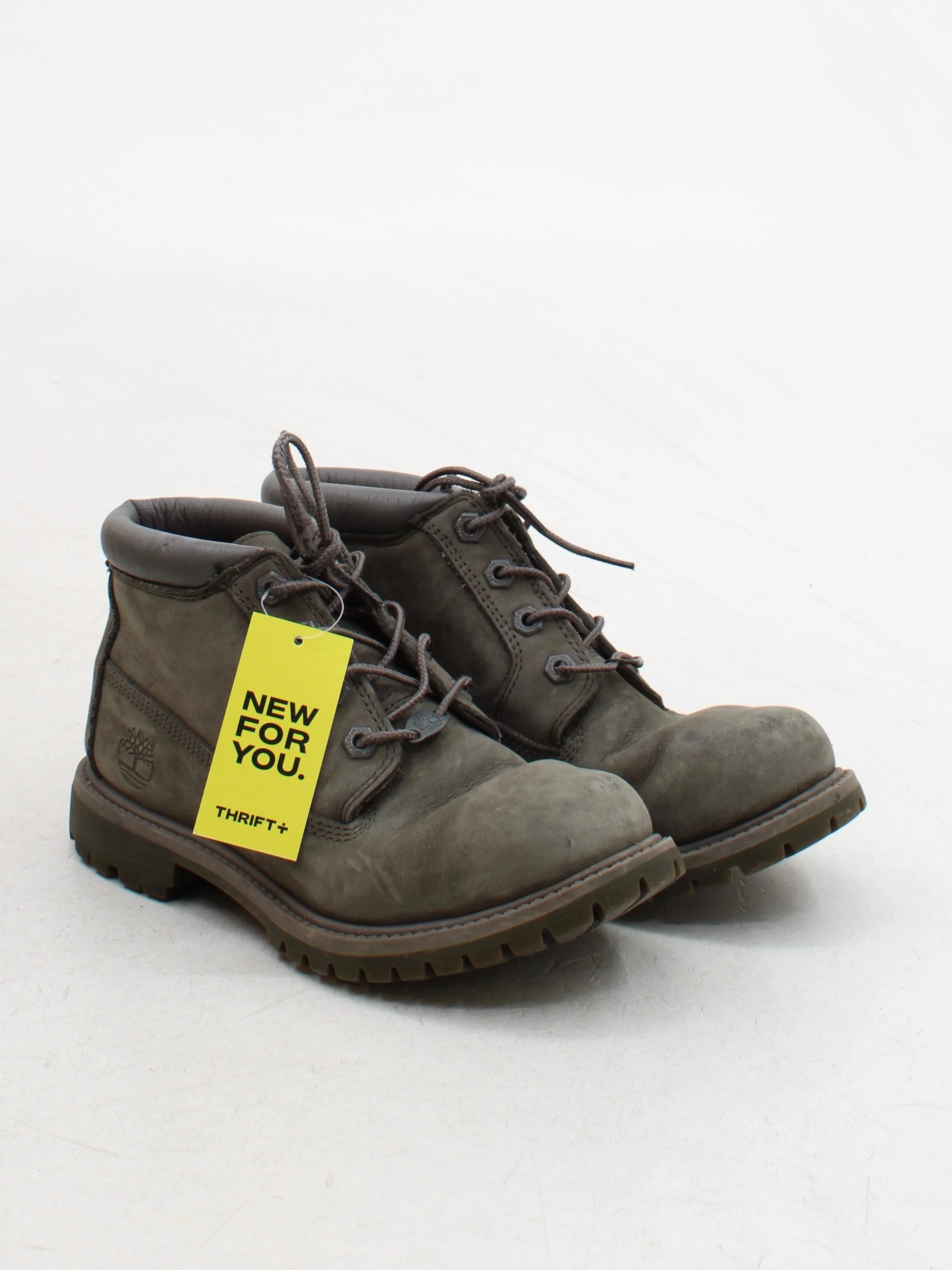 Timberland Men's Boots UK 5 Grey 100% Suede Combat - Image 4