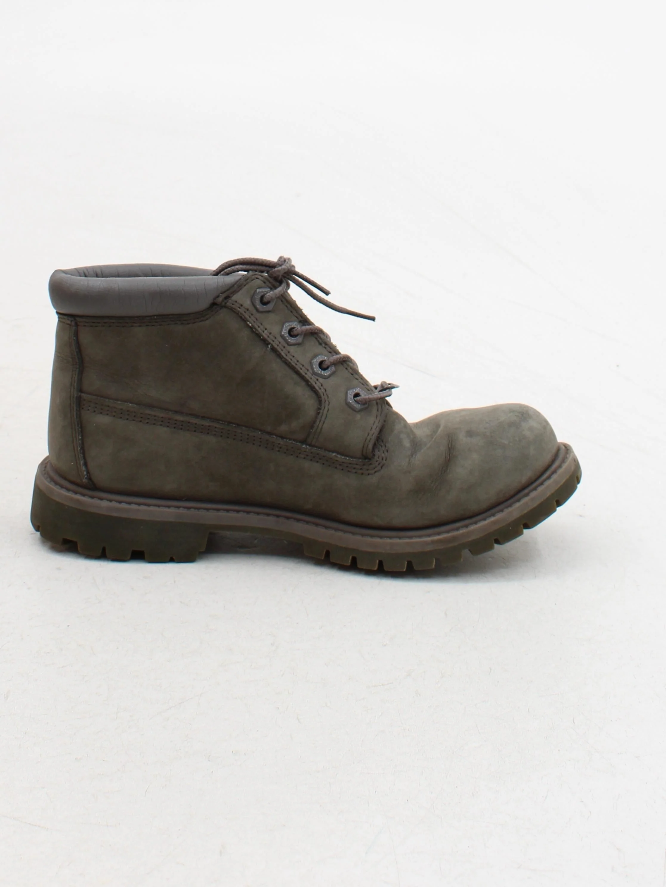 Timberland Men's Boots UK 5 Grey 100% Suede Combat - Image 5