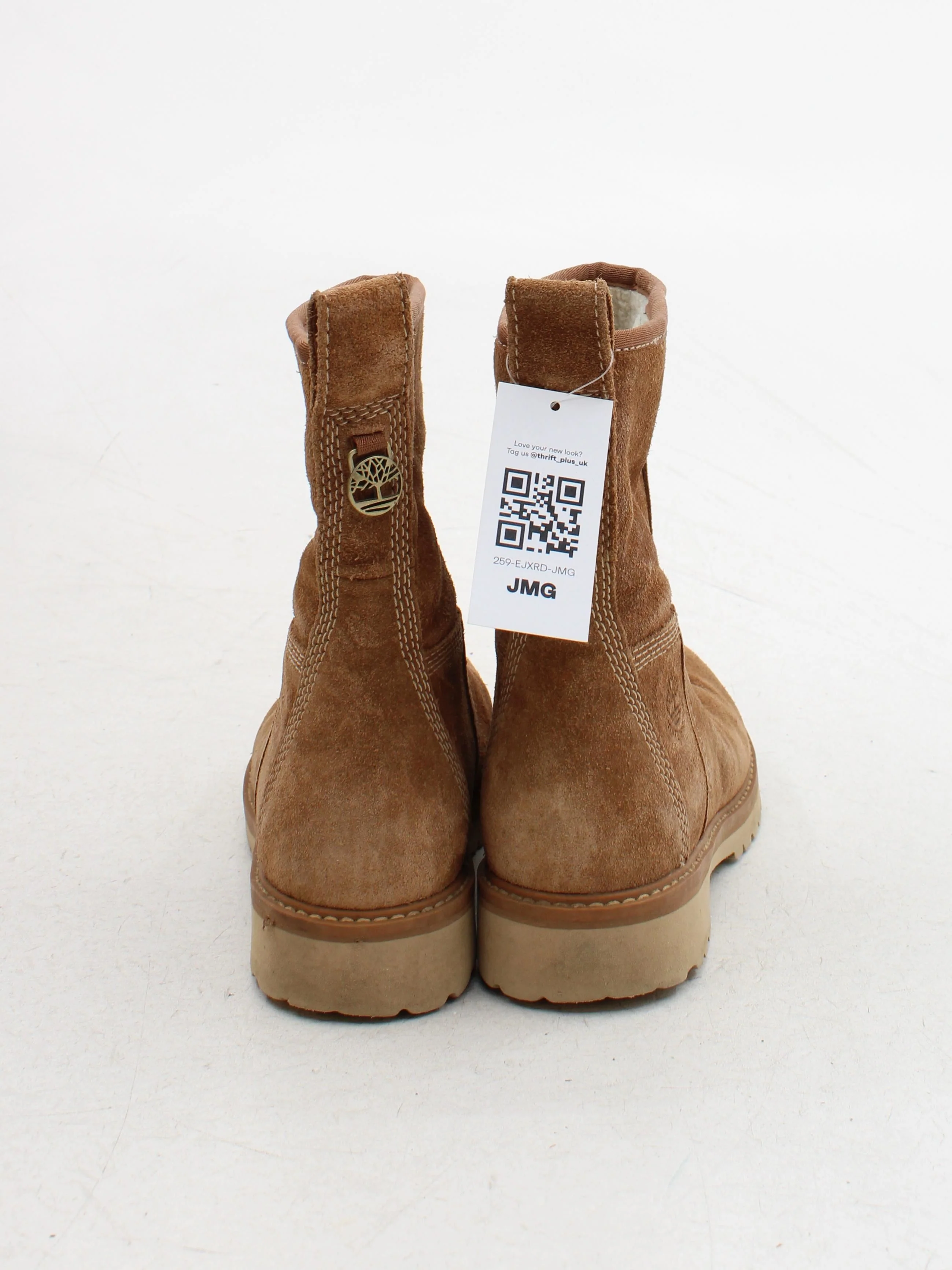 Timberland Men's Boots UK 5 Tan 100% Suede Combat - Image 3