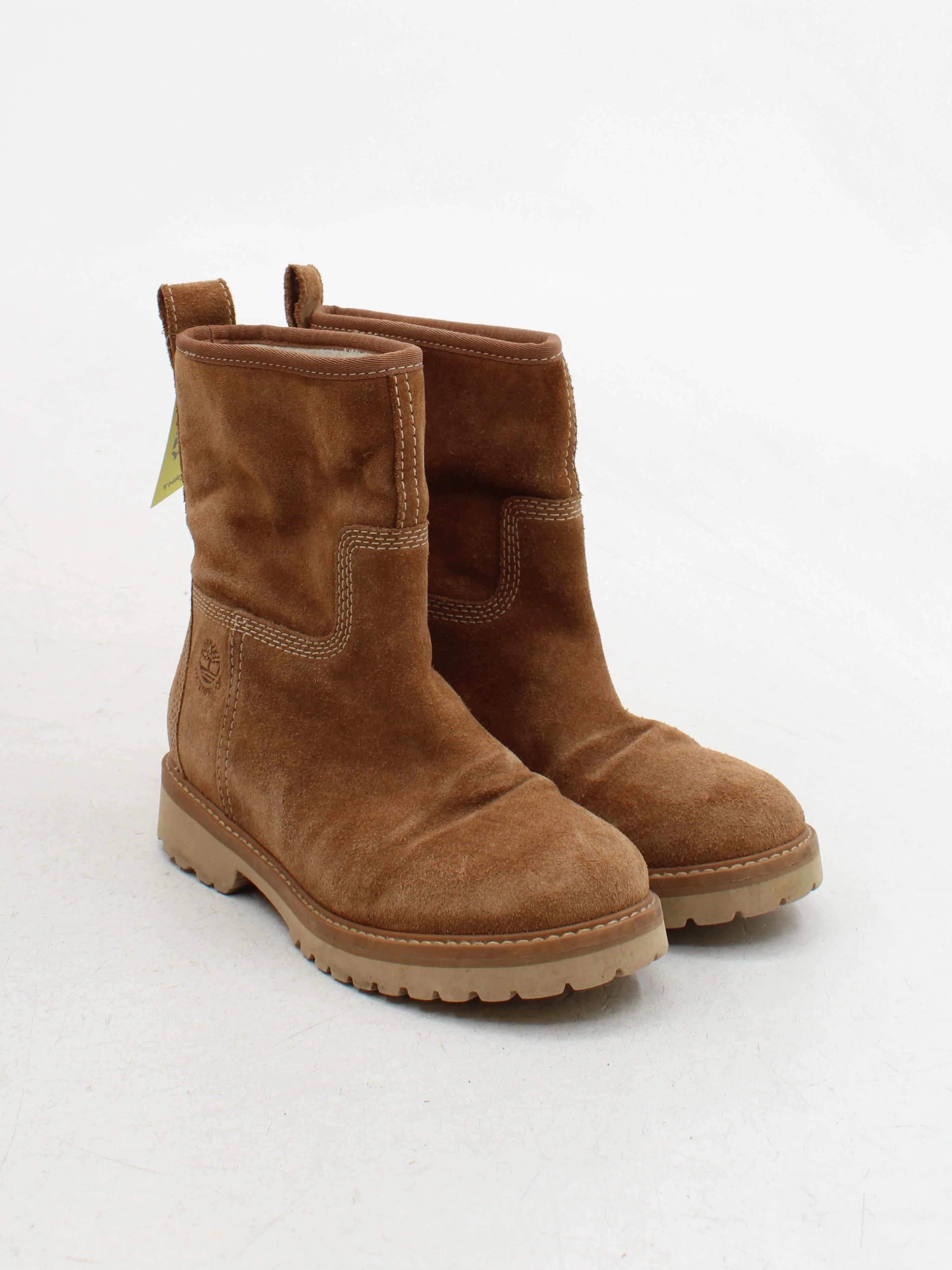 Timberland Men's Boots UK 5 Tan 100% Suede Combat - Image 4
