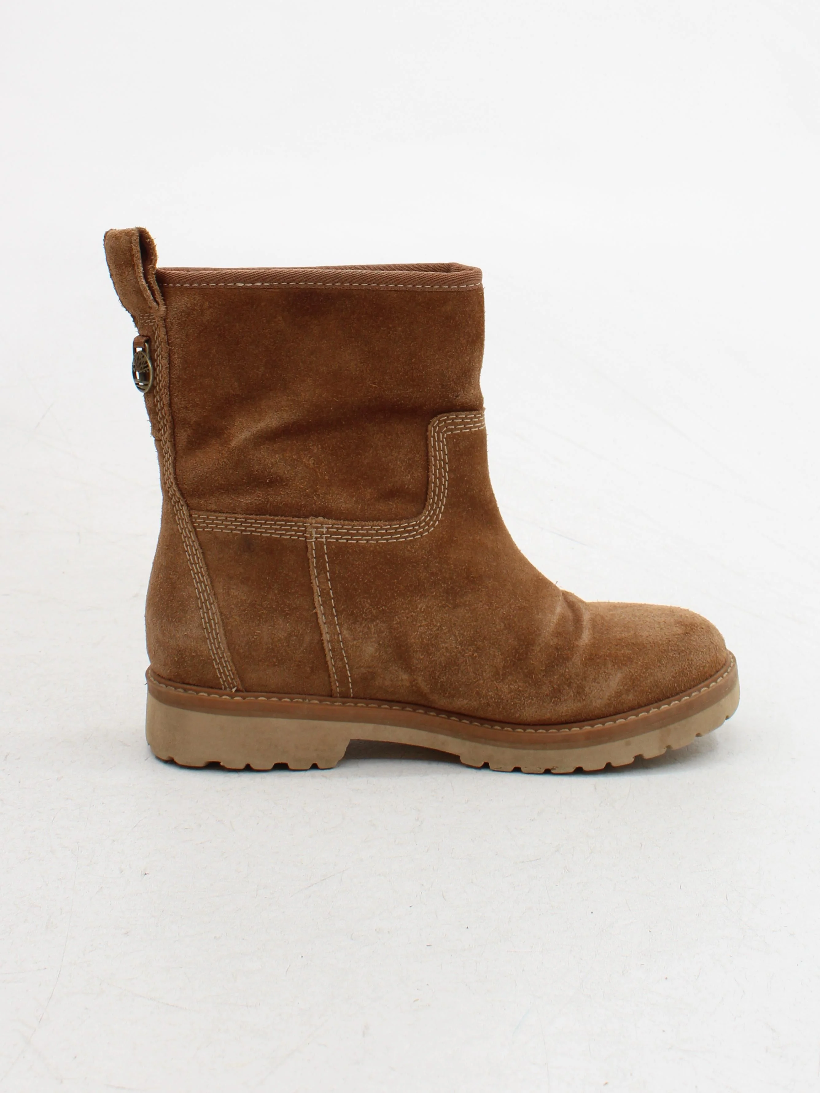 Timberland Men's Boots UK 5 Tan 100% Suede Combat - Image 5