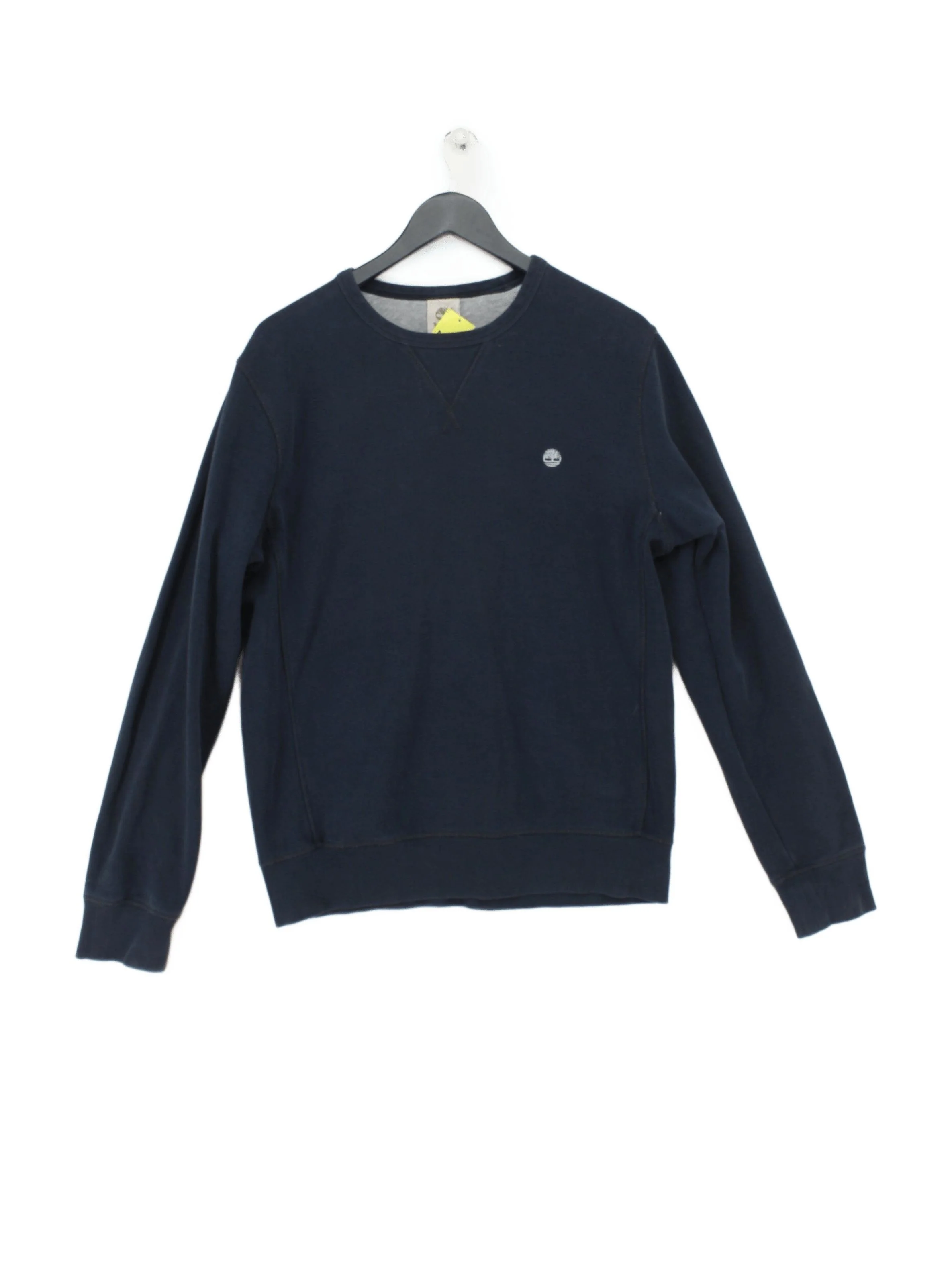 Timberland Men's Hoodie M Blue Cotton with Polyester Pullover