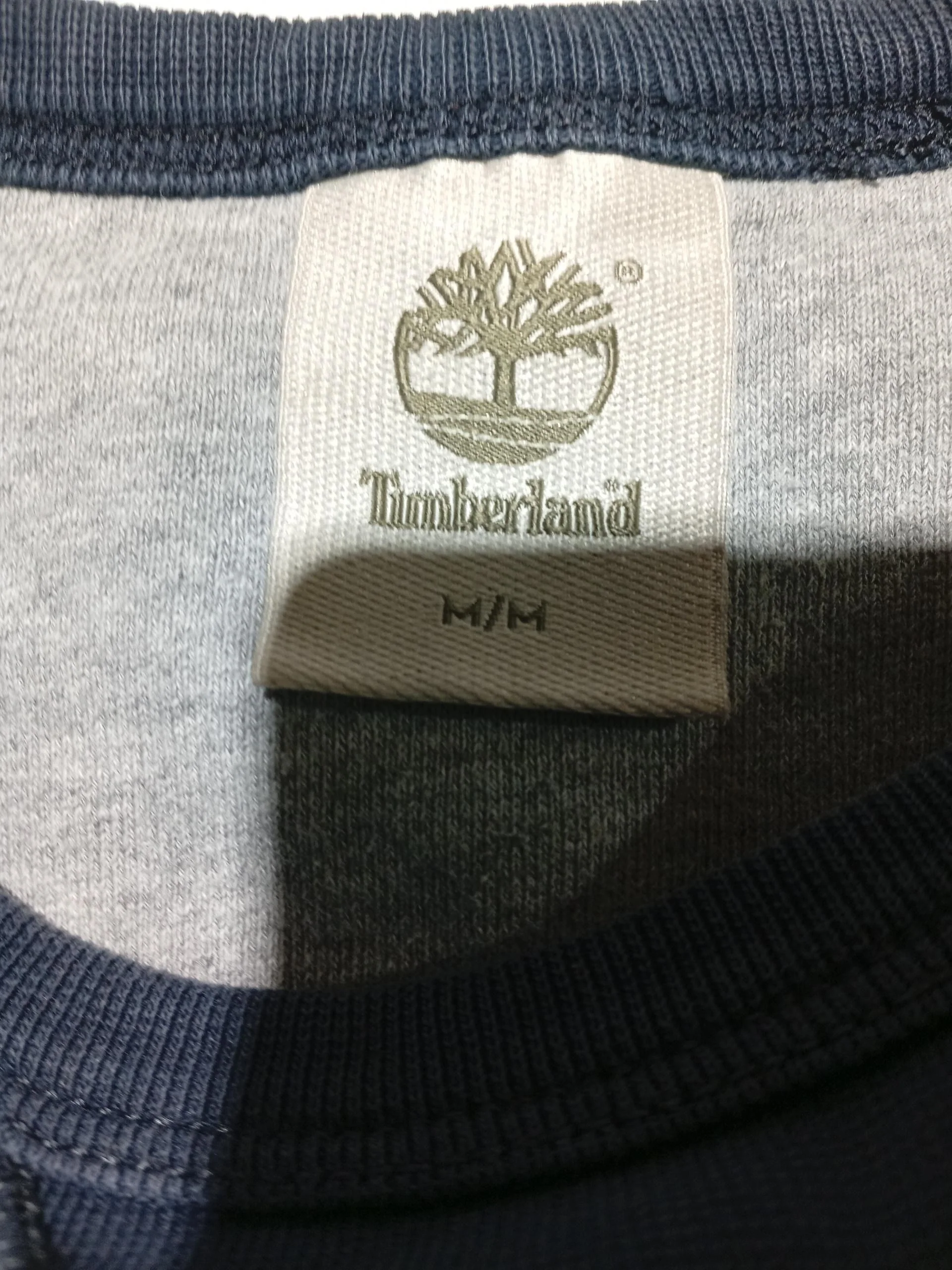 Timberland Men's Hoodie M Blue Cotton with Polyester Pullover - Image 6