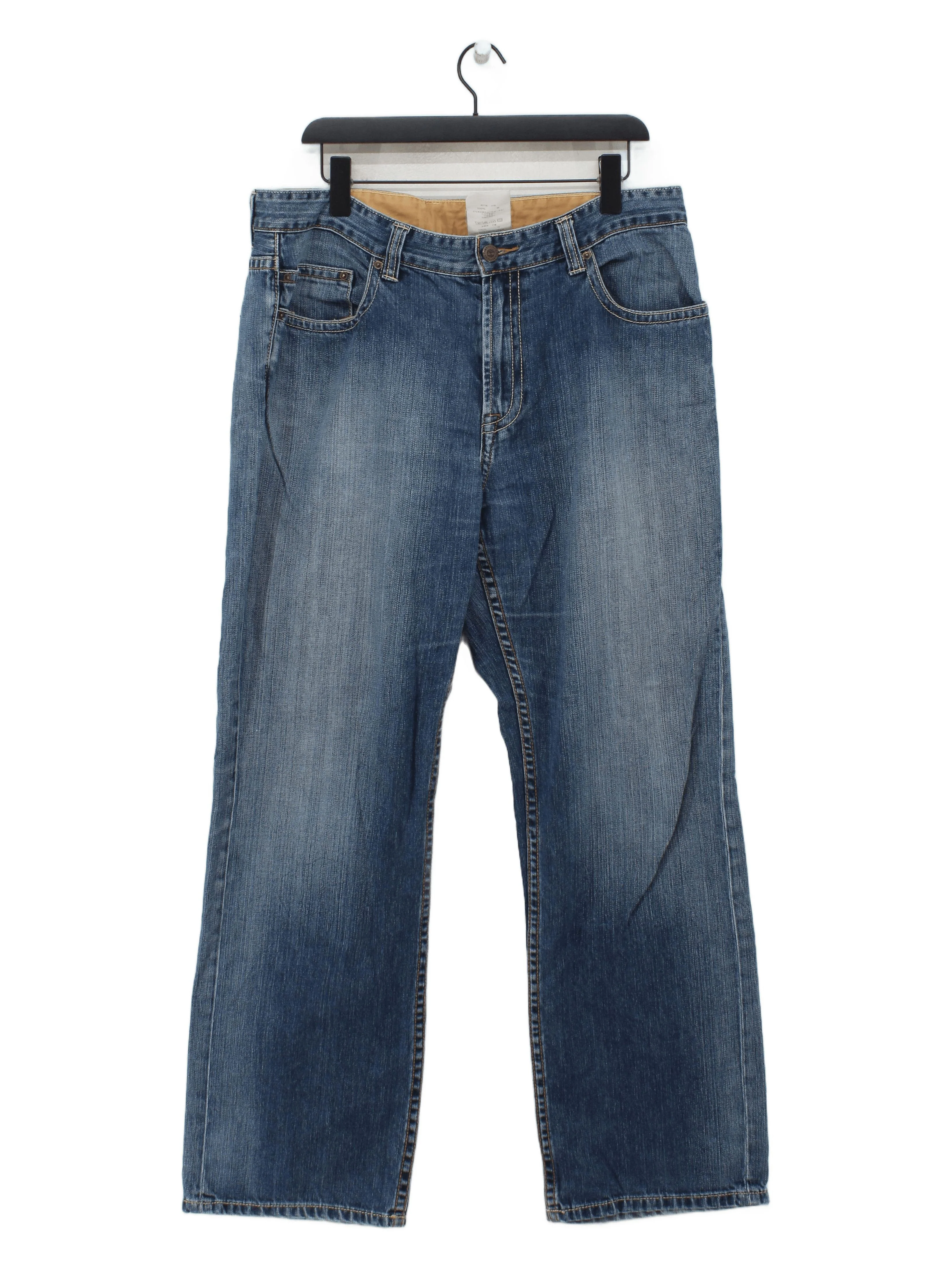 Timberland Men's Jeans W 36 in Blue 100% Cotton Straight