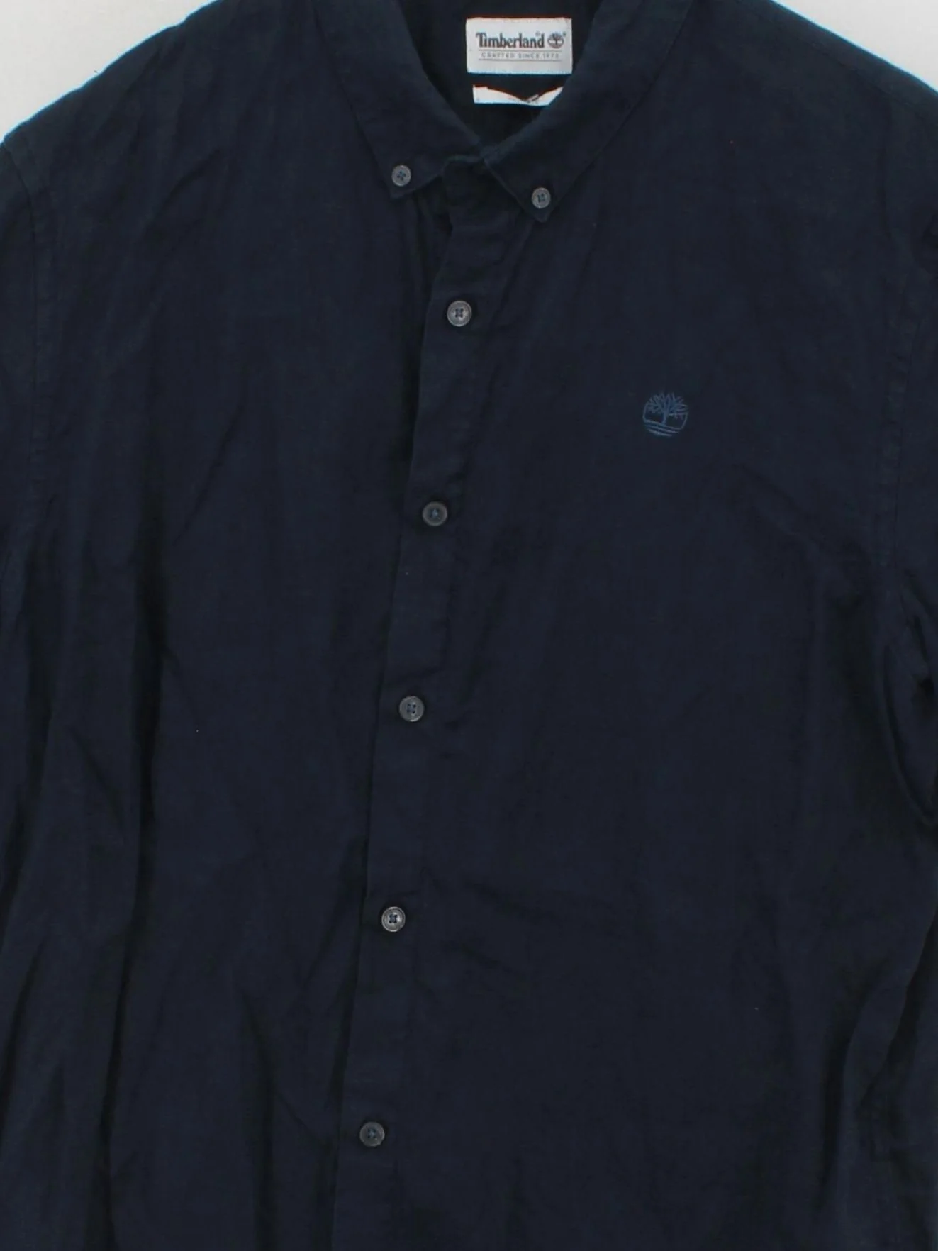 Timberland Men's Shirt M Blue 100% Linen Basic - Image 3