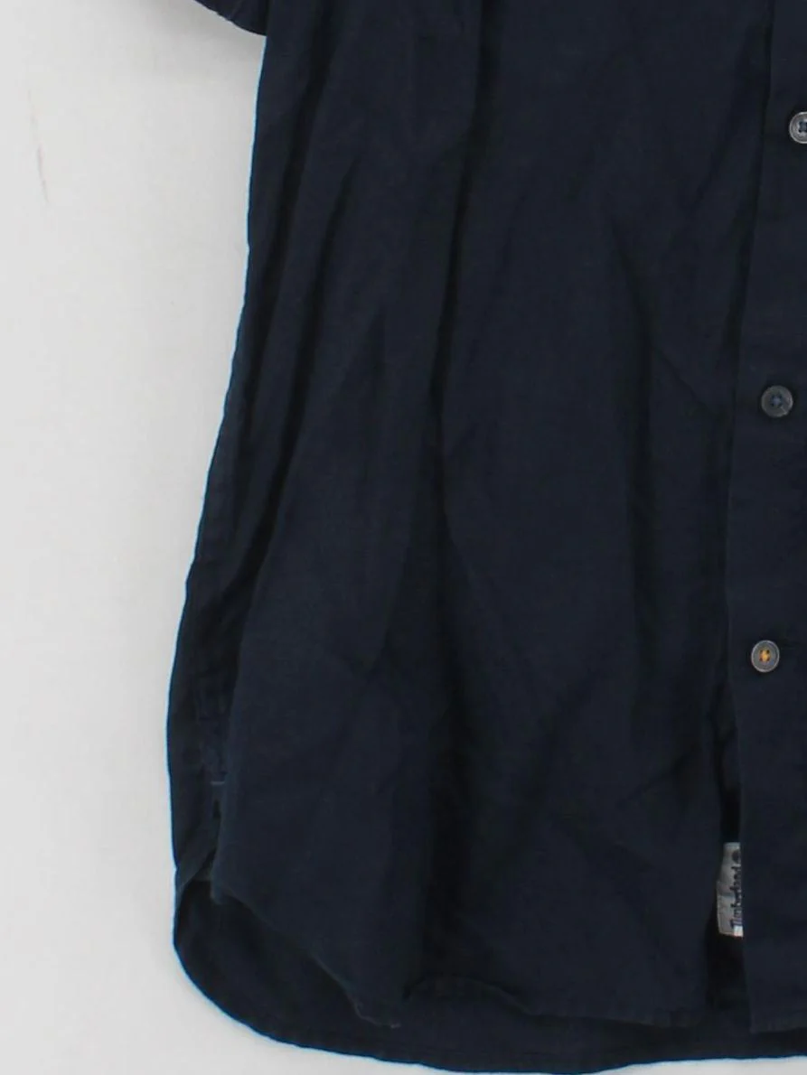 Timberland Men's Shirt M Blue 100% Linen Basic - Image 4
