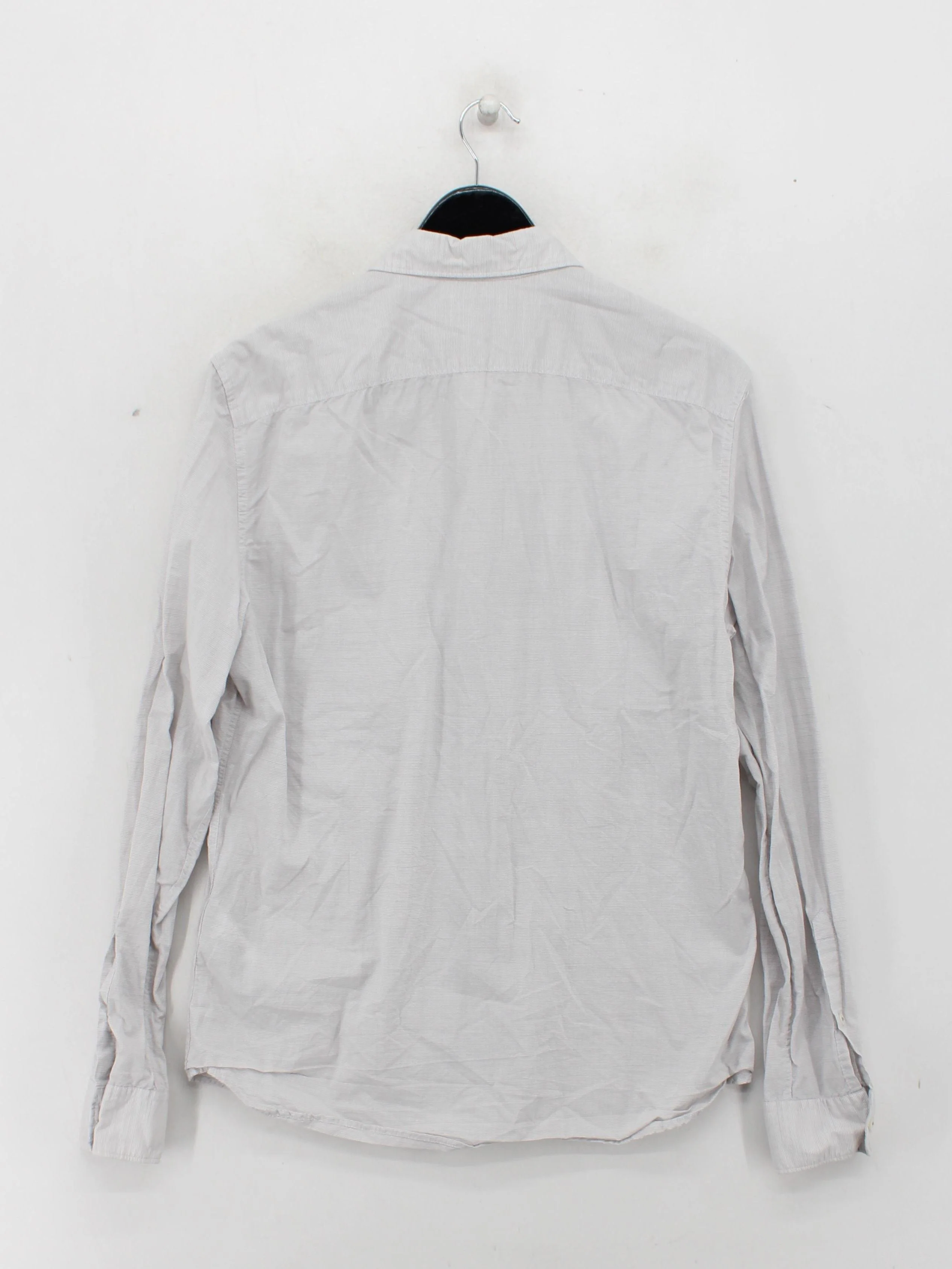 Timberland Men's Shirt M Grey Striped 100% Cotton Basic - Image 2