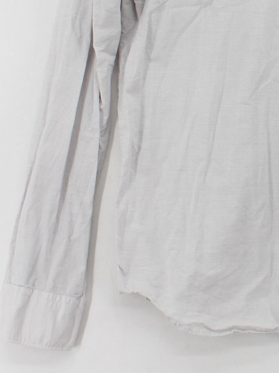 Timberland Men's Shirt M Grey Striped 100% Cotton Basic - Image 4