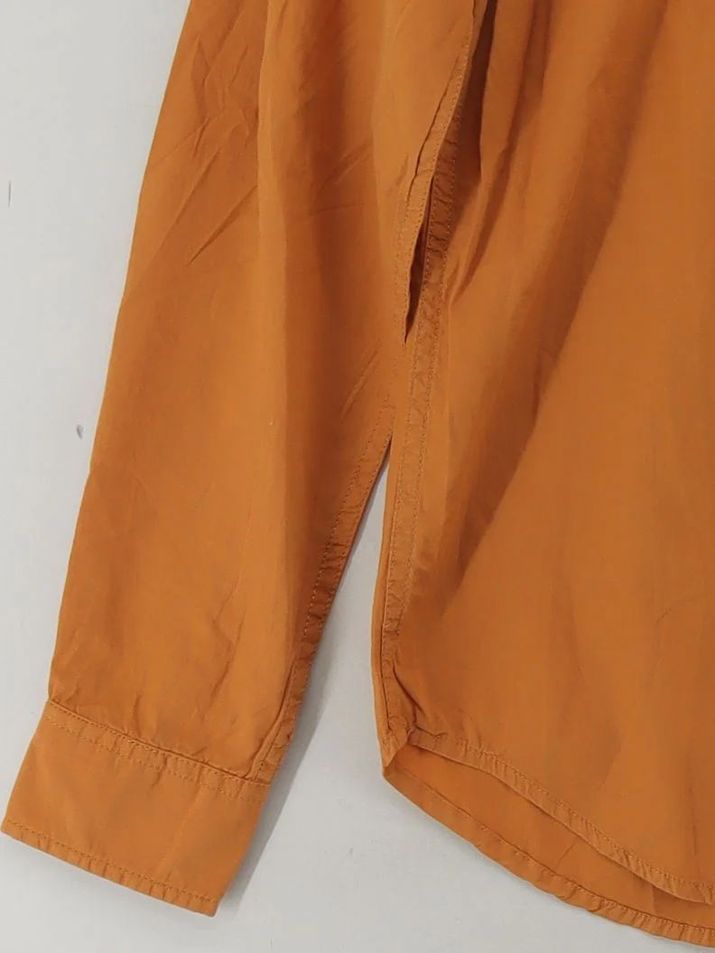 Timberland Men's Shirt S Orange 100% Cotton Basic - Image 4